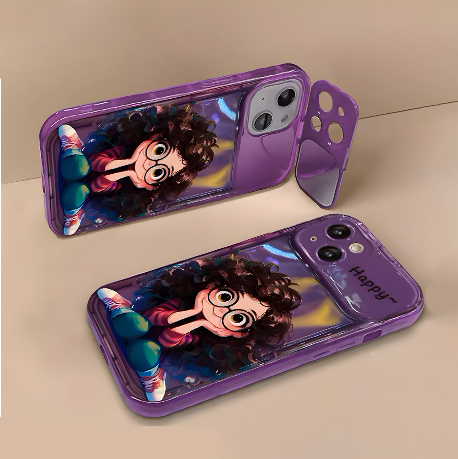 iPhone 15 Curly Charm Mirror Case