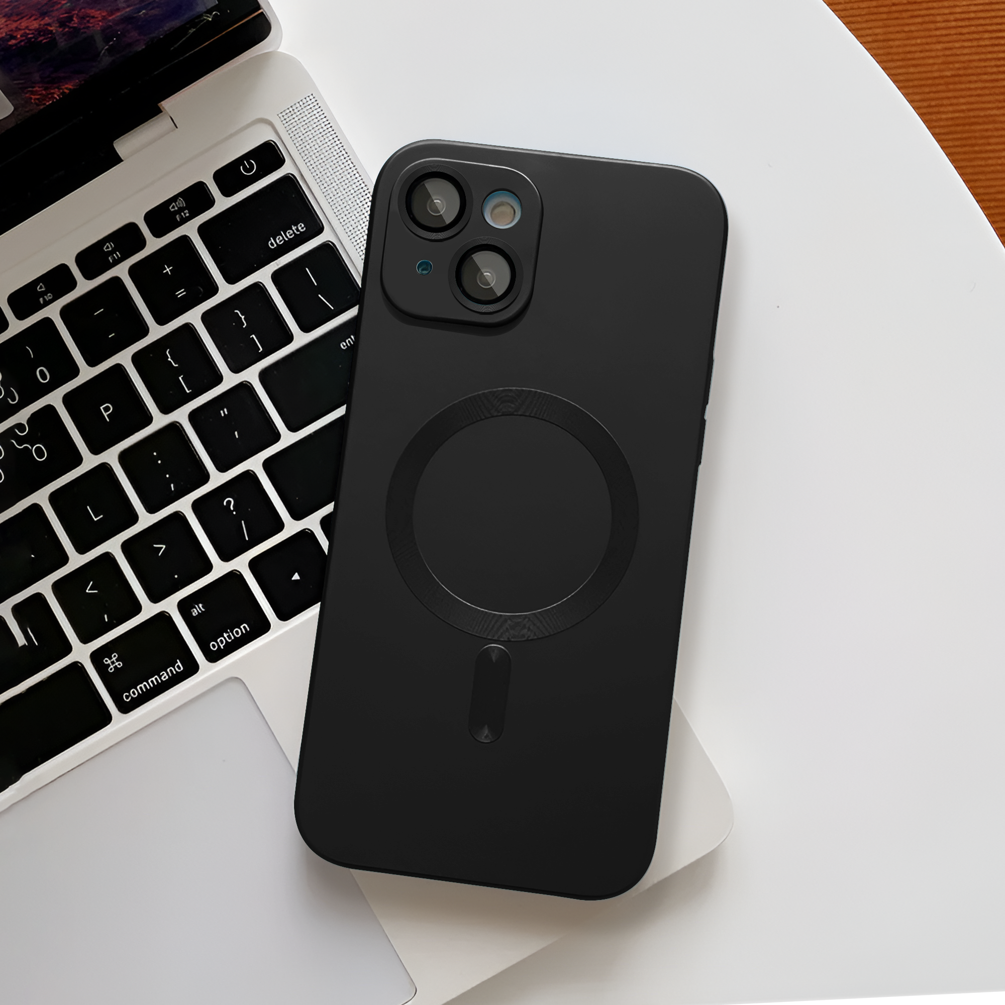 iPhone 15 Soft Matte Finish MagSafe Case