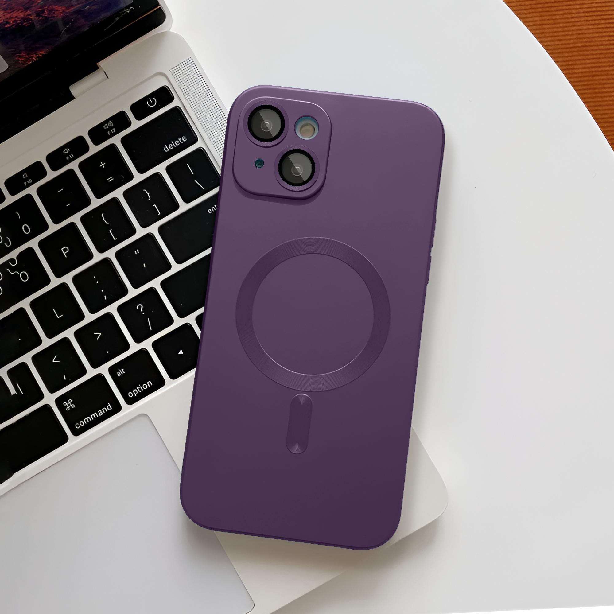 iPhone 15 Soft Matte Finish MagSafe Case