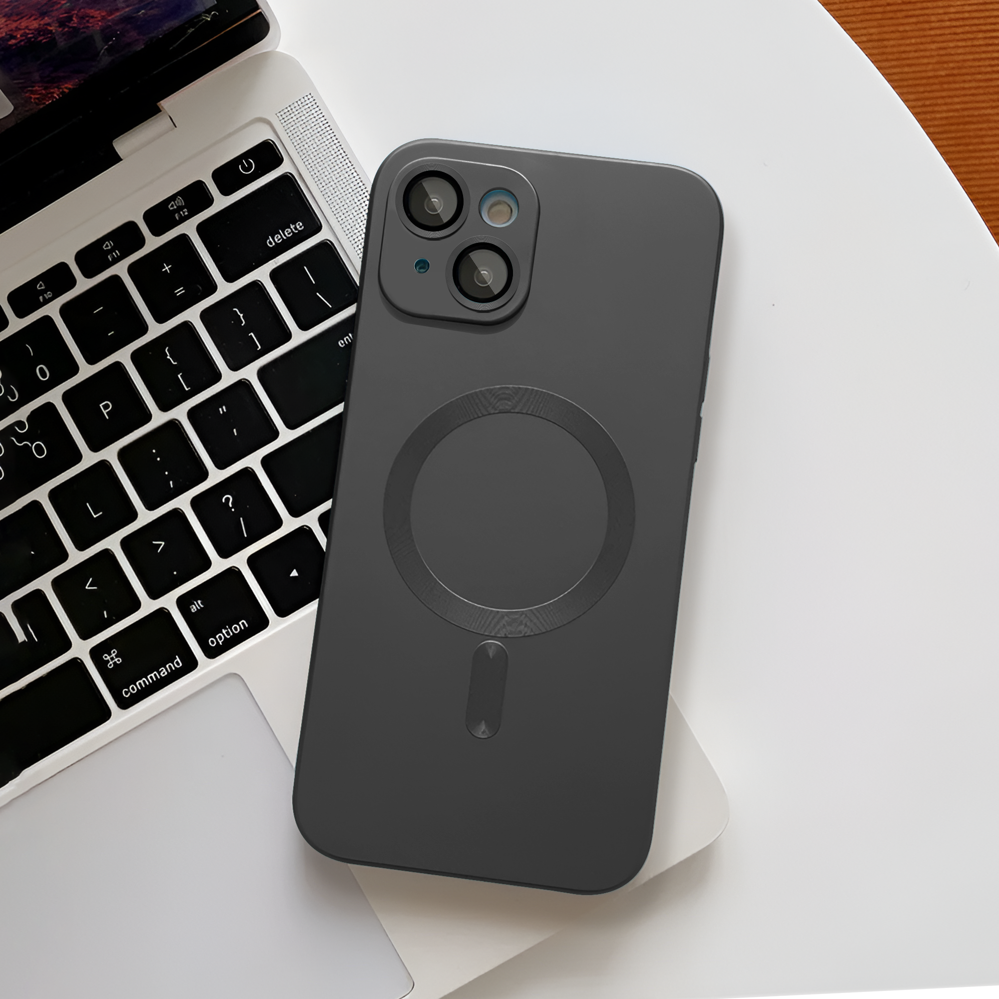 iPhone 15 Soft Matte Finish MagSafe Case