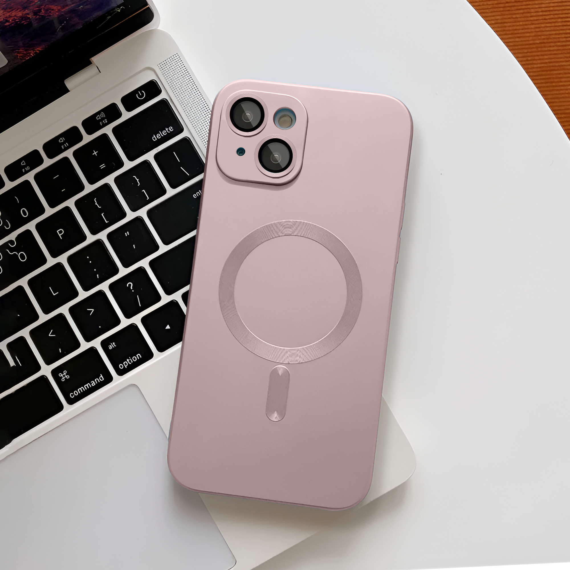 iPhone 15 Soft Matte Finish MagSafe Case