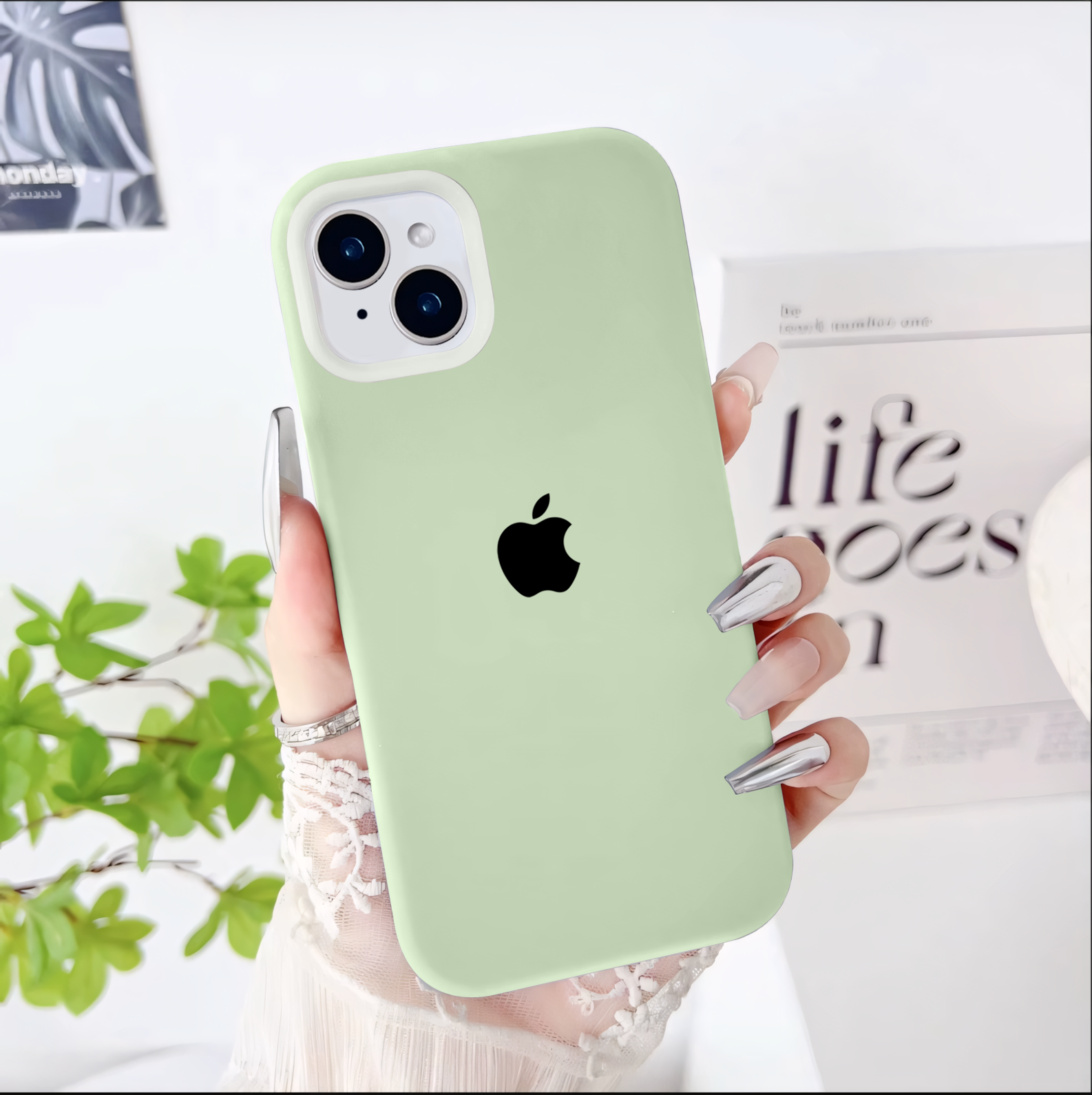 iPhone 15 Neon Cloud Silicone Case