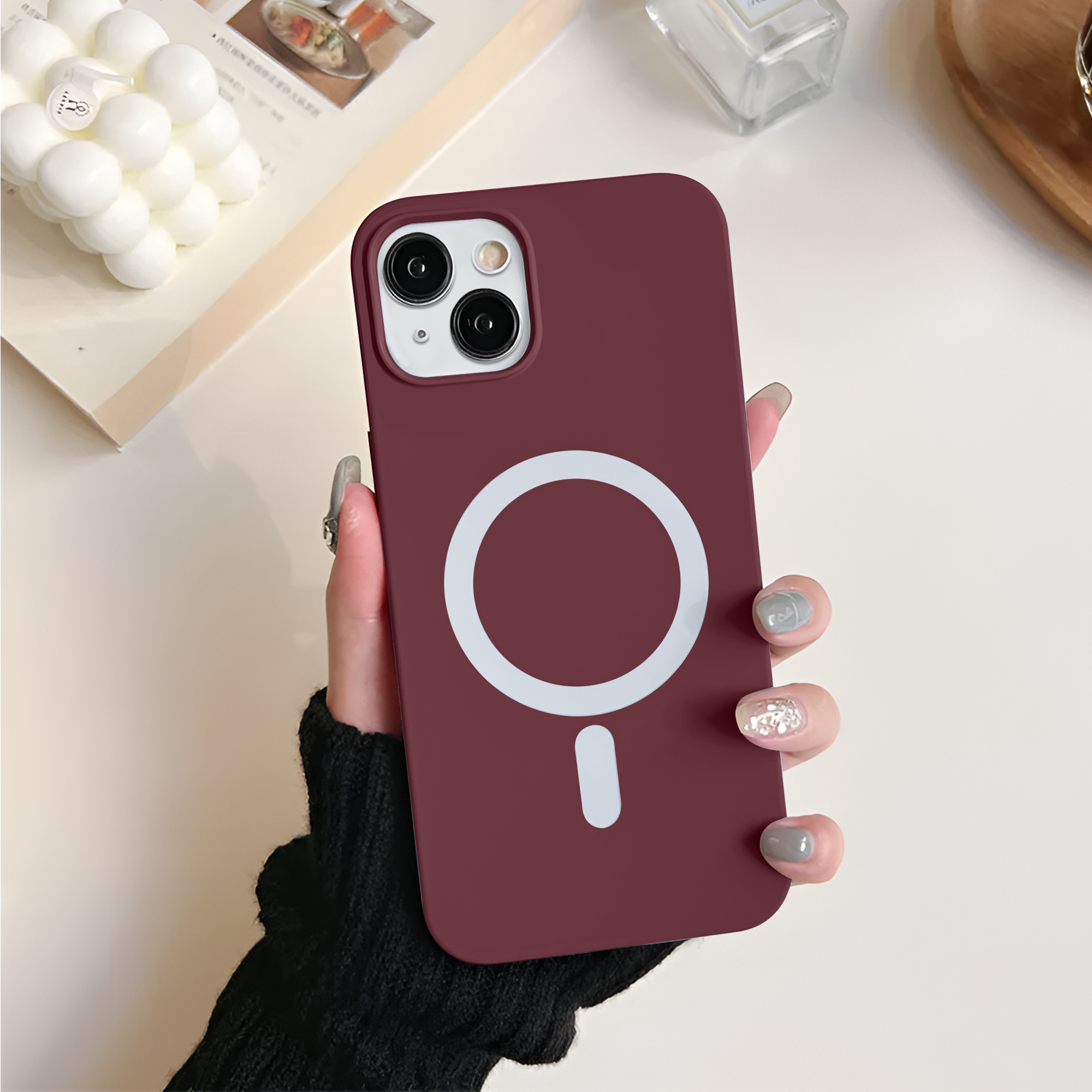 iPhone 15 Soft Silicone MagSafe Case