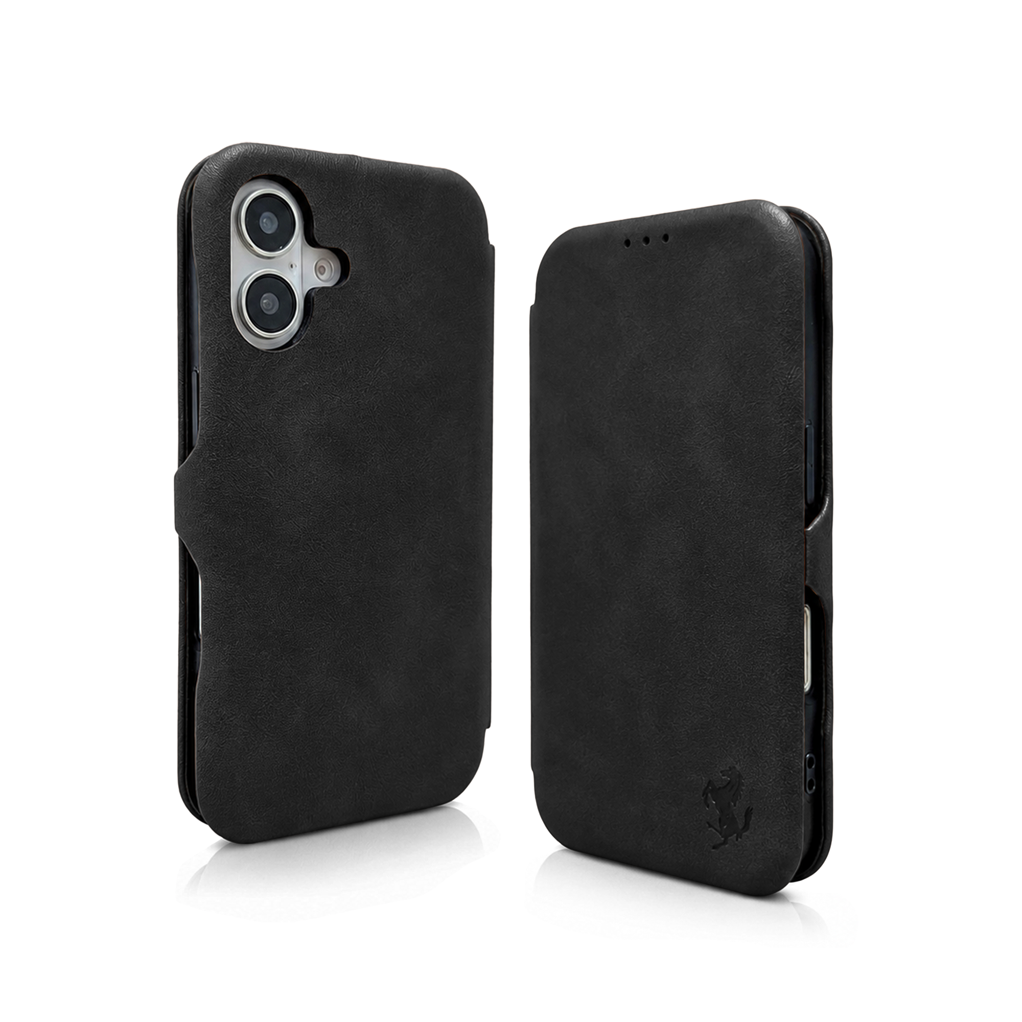 iPhone 16 Premium Leather Flip Case