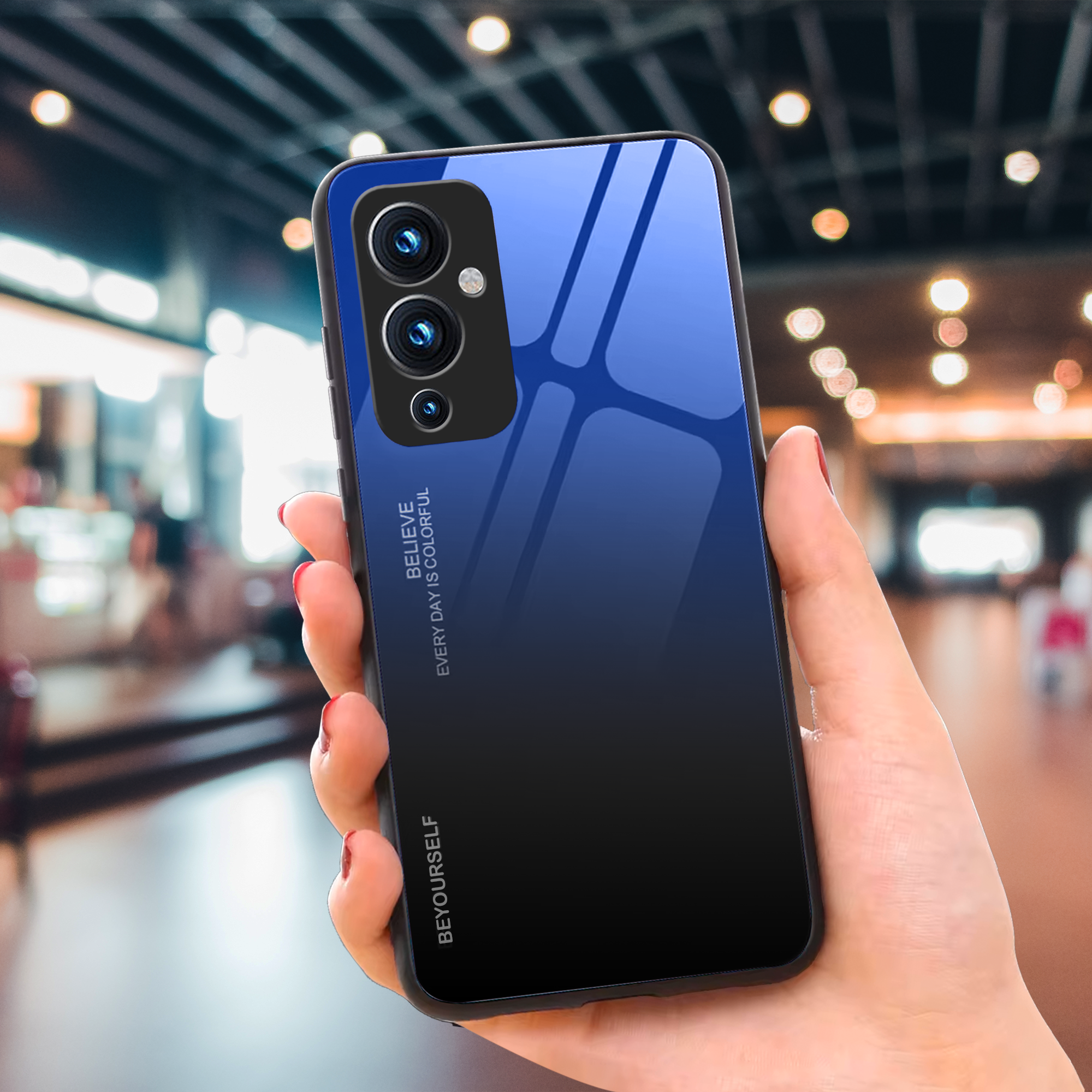 OnePlus 9 Gradient Glass Case