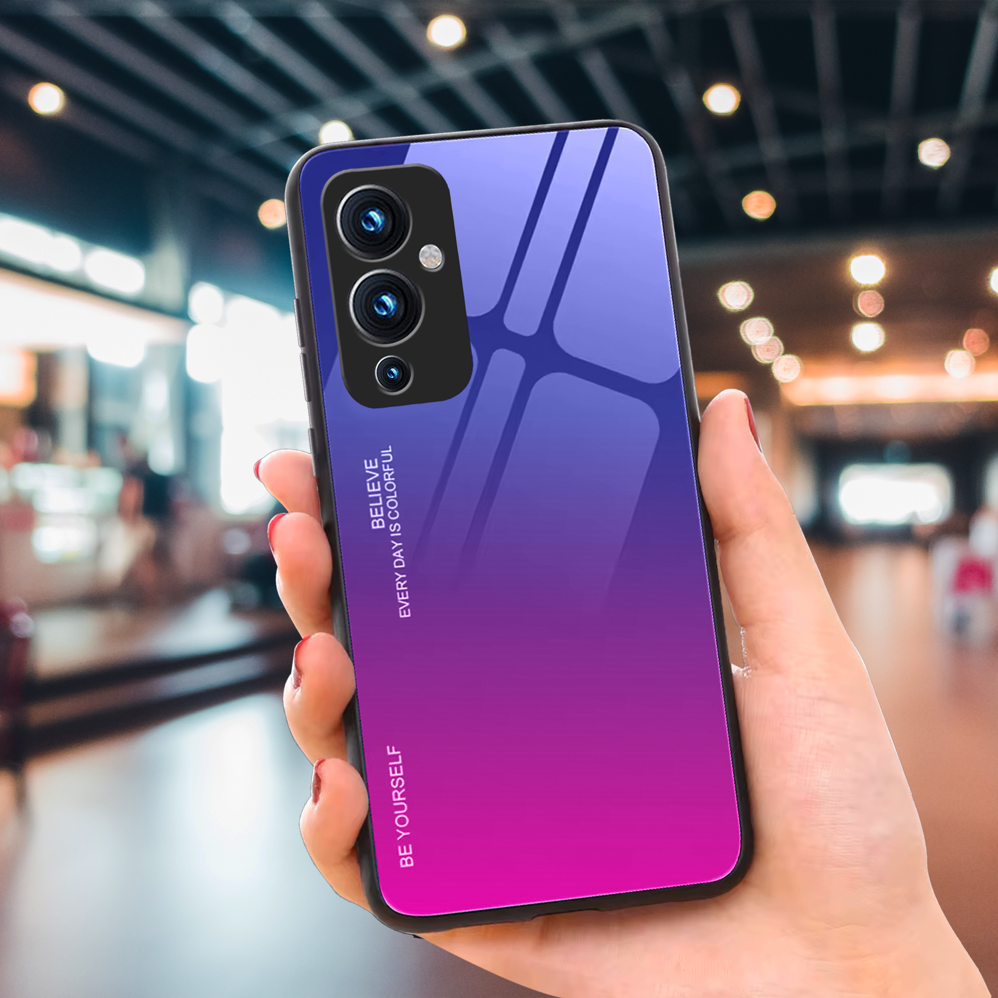 OnePlus 9 Gradient Glass Case