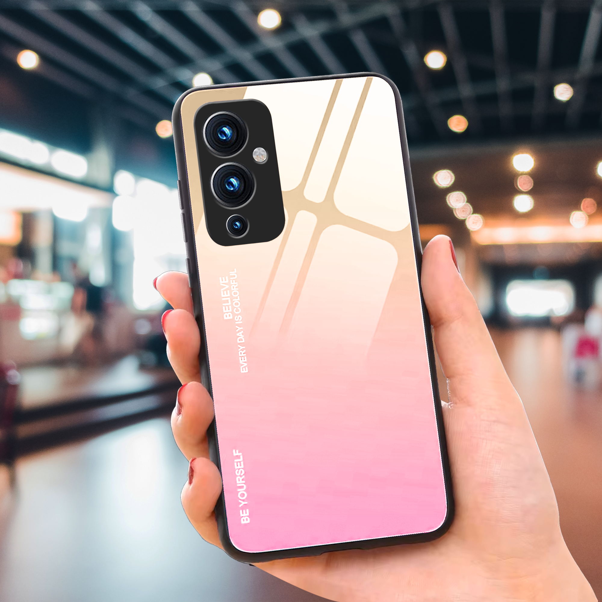 OnePlus 9 Gradient Glass Case