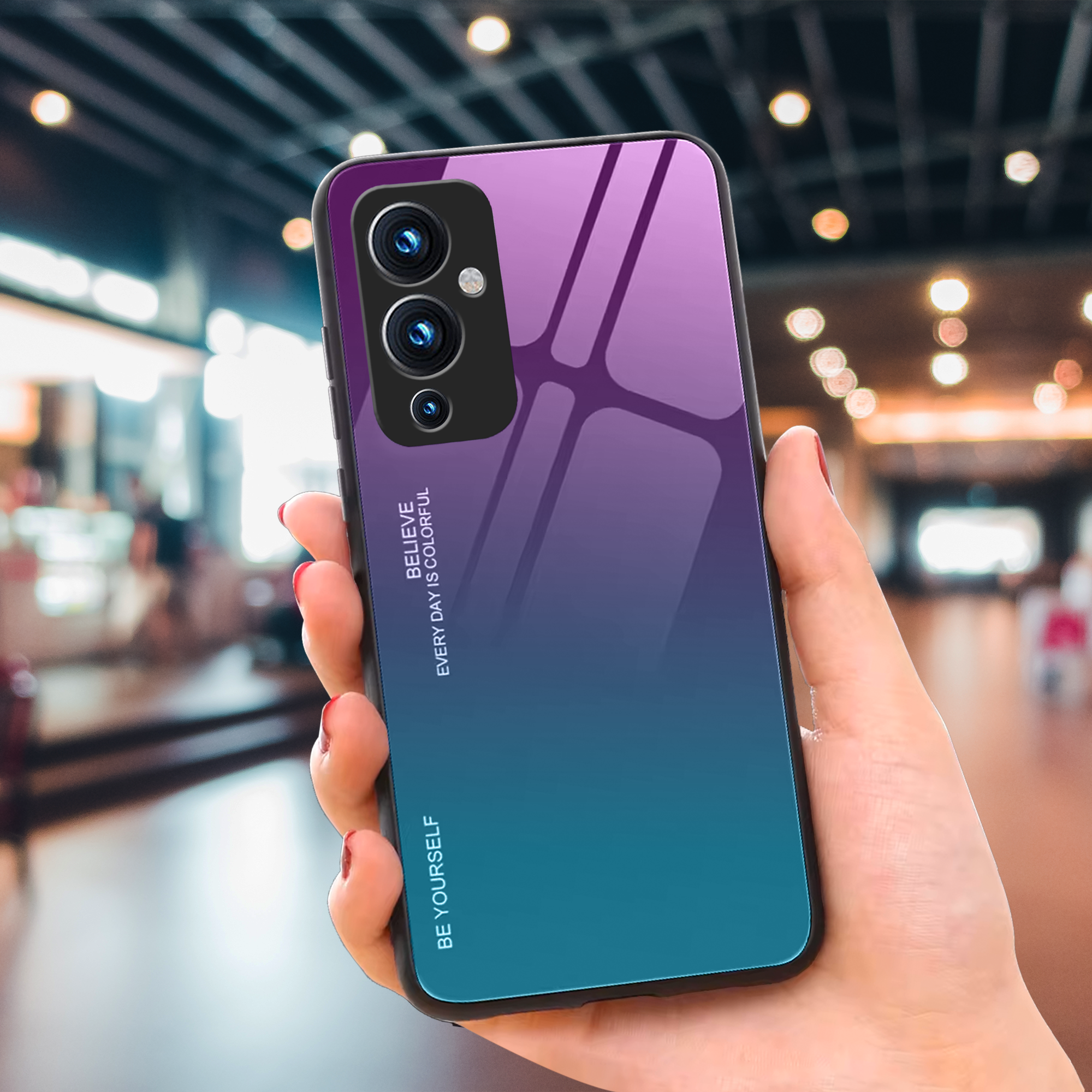 OnePlus 9 Gradient Glass Case