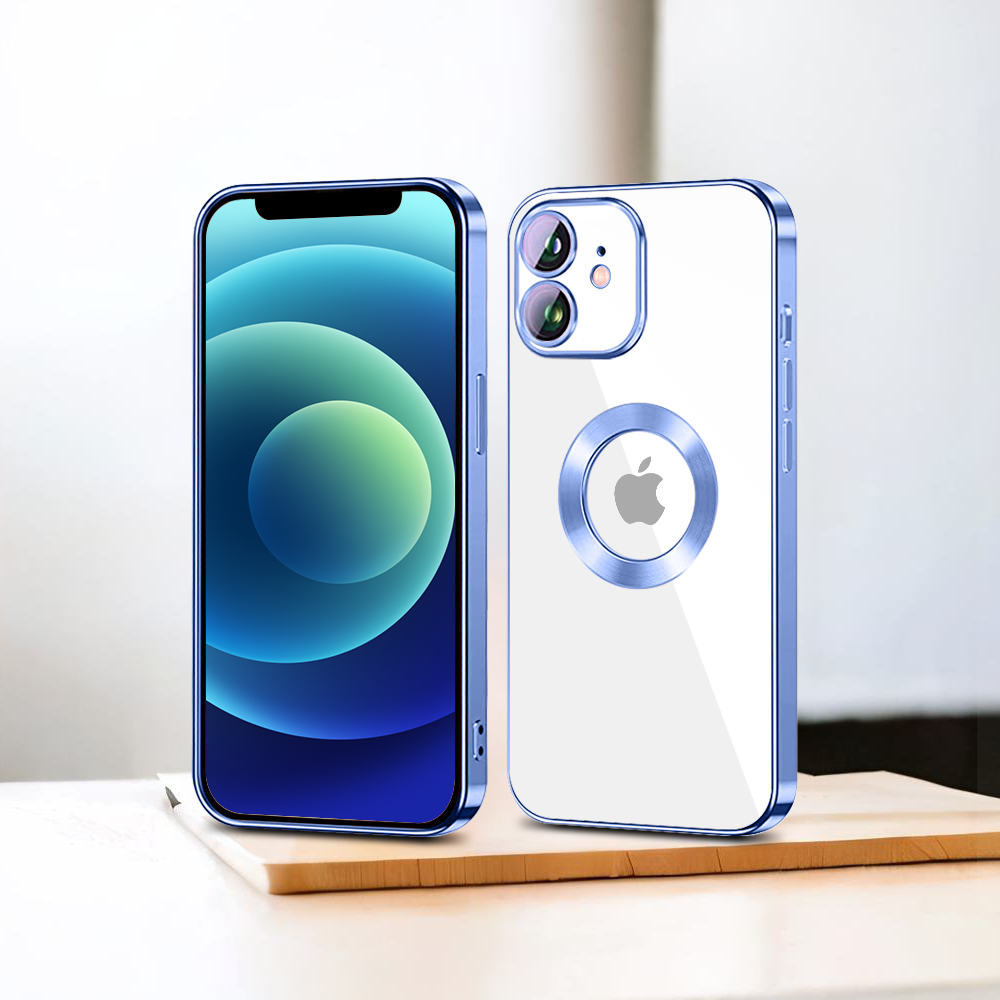 iPhone 12 Mini Chrome Ring Logo Cut Case