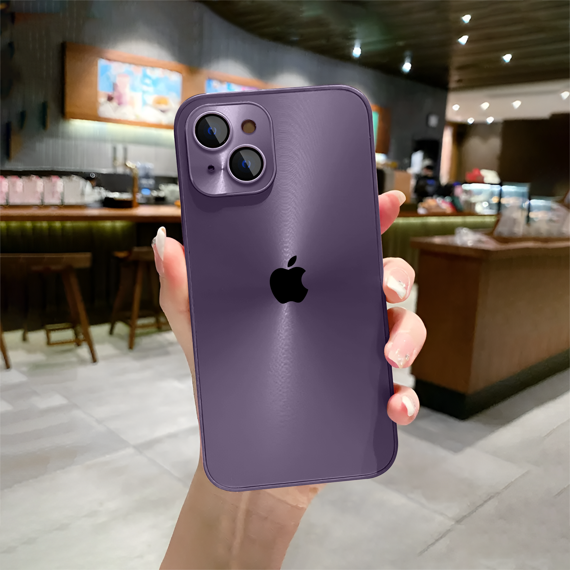 iPhone 15 Plus Polished Metal Finish Case