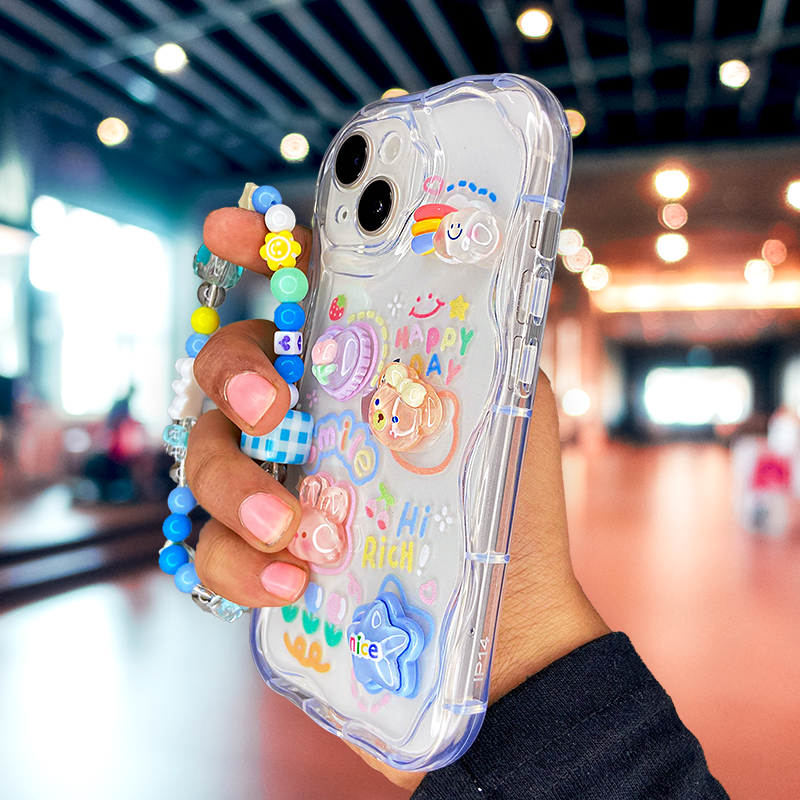 iPhone 13 Happy Smile Bracelet Case