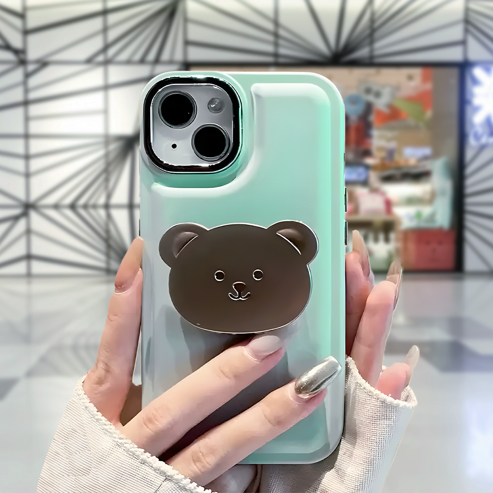 iPhone 14 Metallic Panda Silicone Case