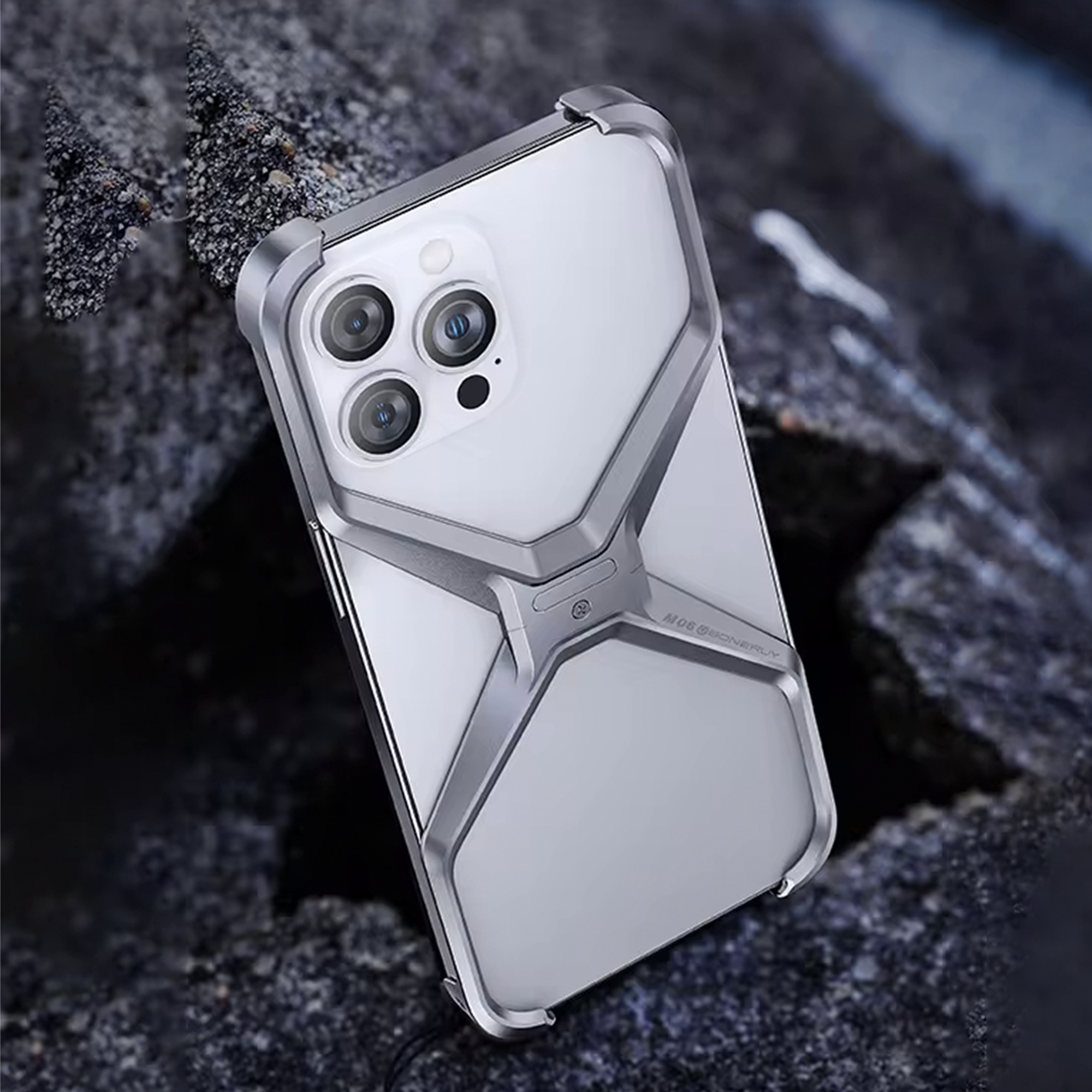 iPhone 15 Metal X Bumper Case
