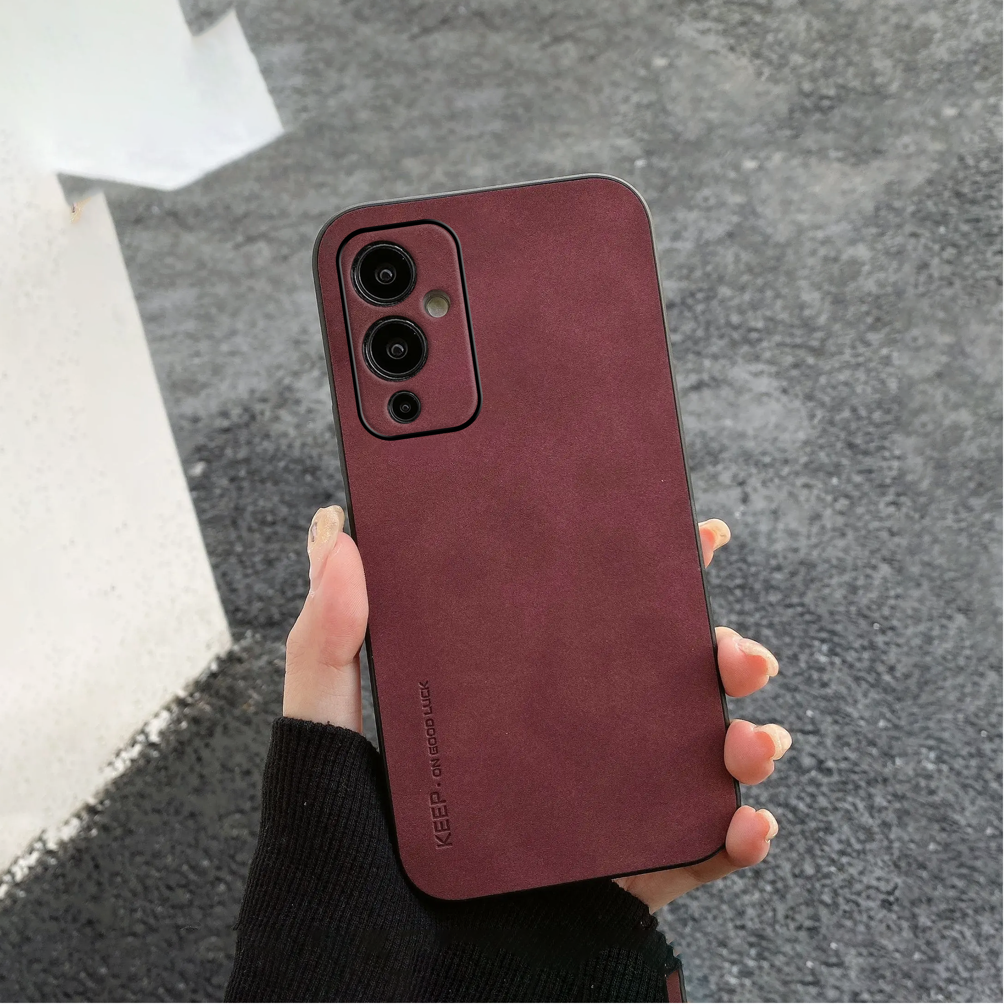 OnePlus 9 Leather Finish Case