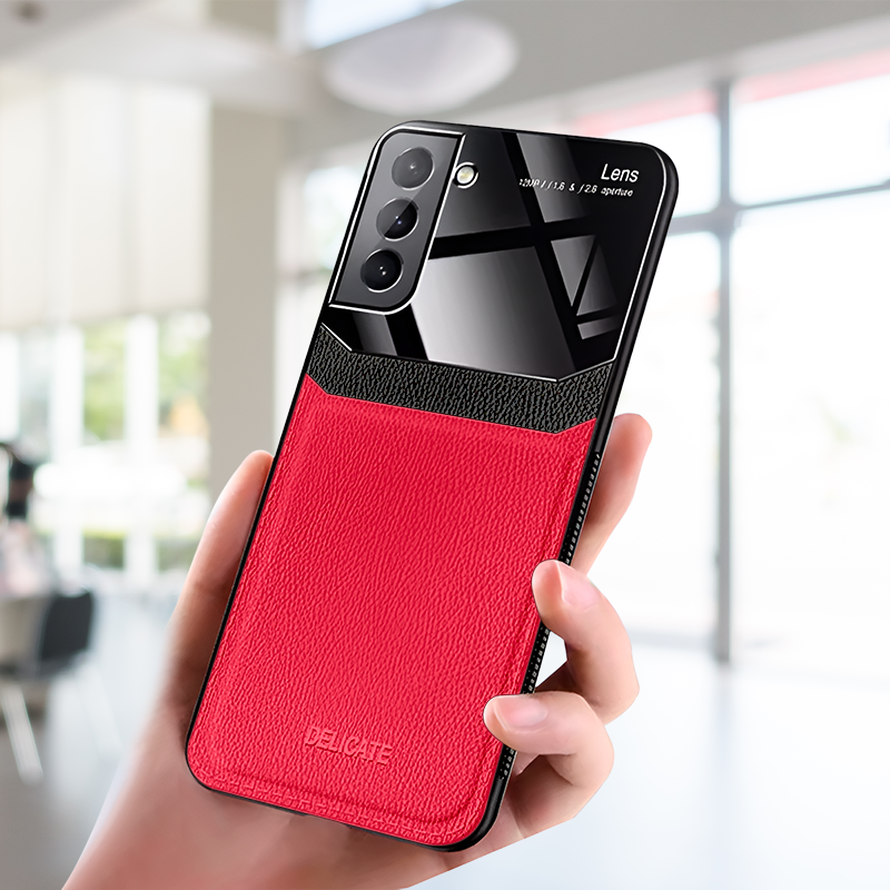 Samsung S21 FE Leather Fiberglass Case