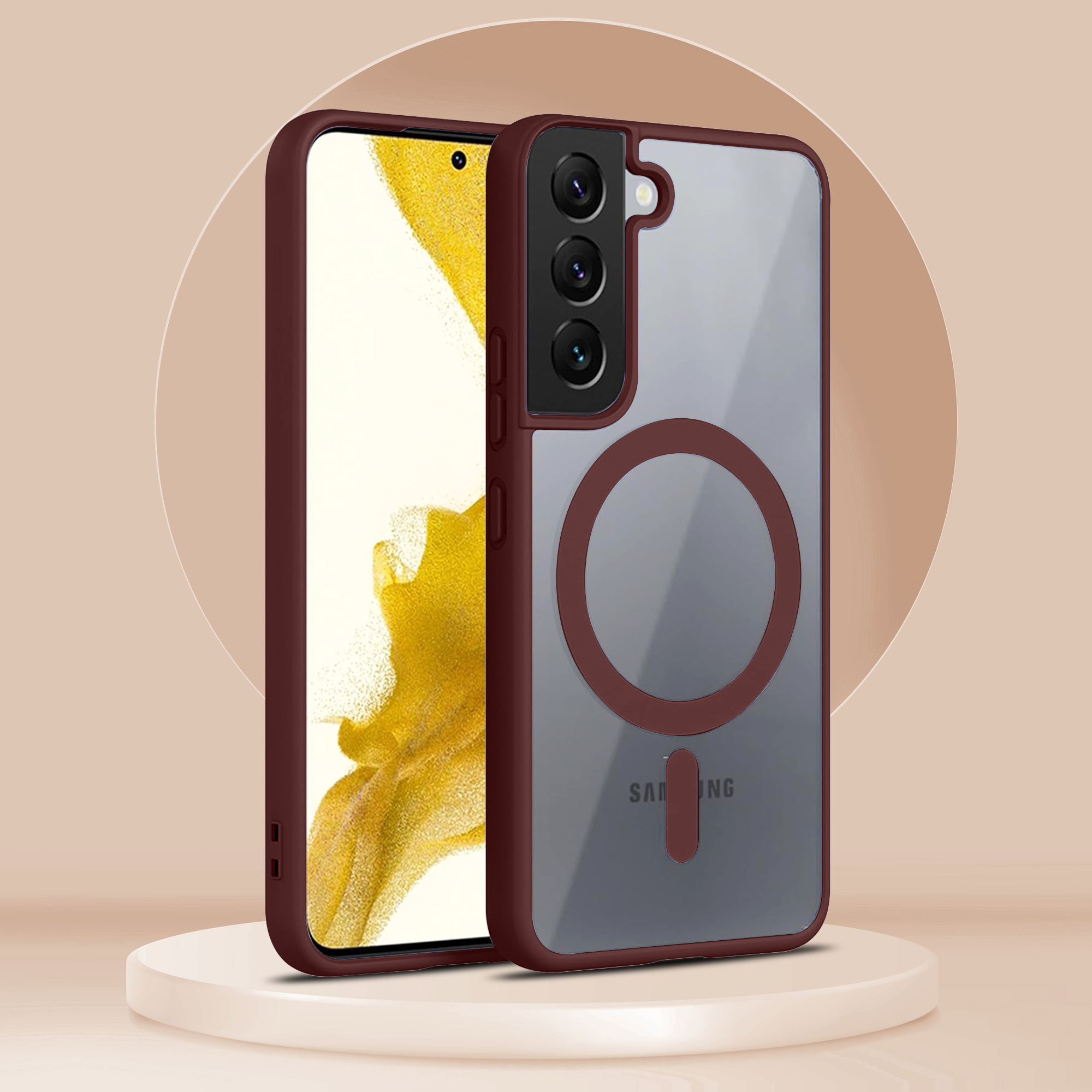 Samsung S22 Side Bumper Wireless Charging Case