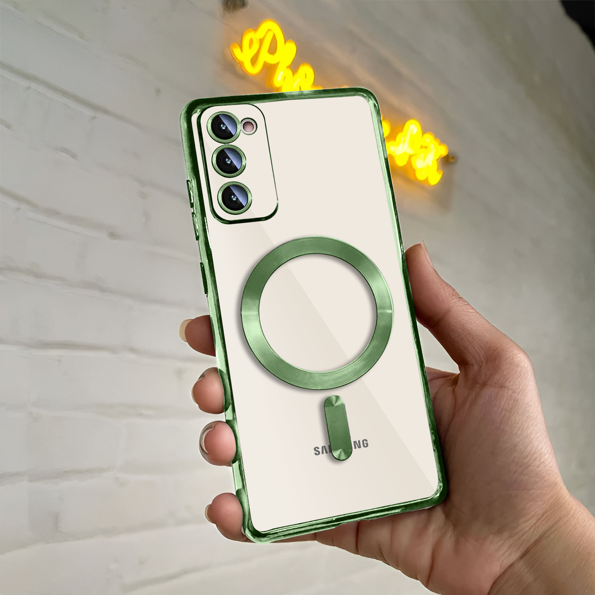 Samsung S20 FE Chrome Ring Case