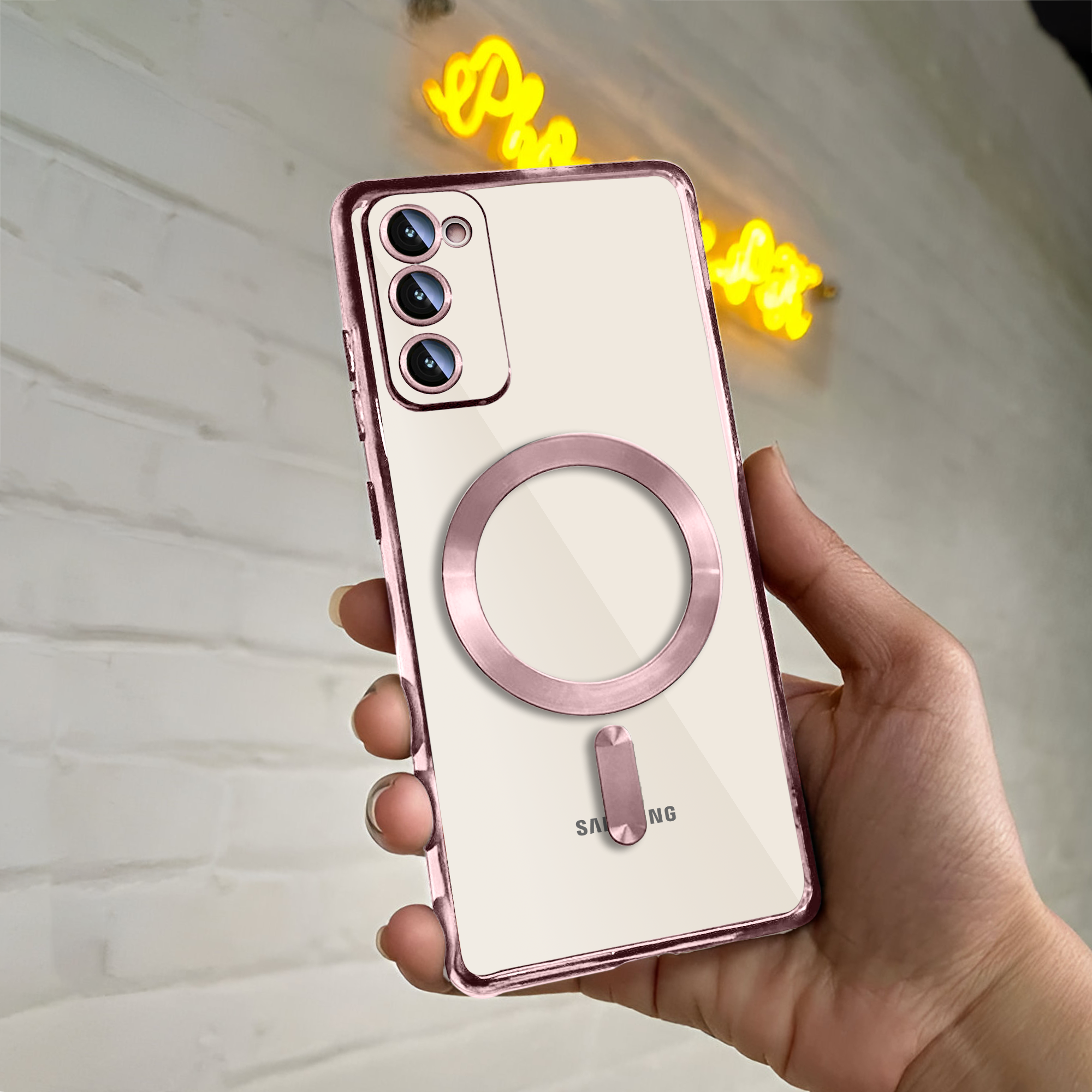 Samsung S20 FE Chrome Ring Case