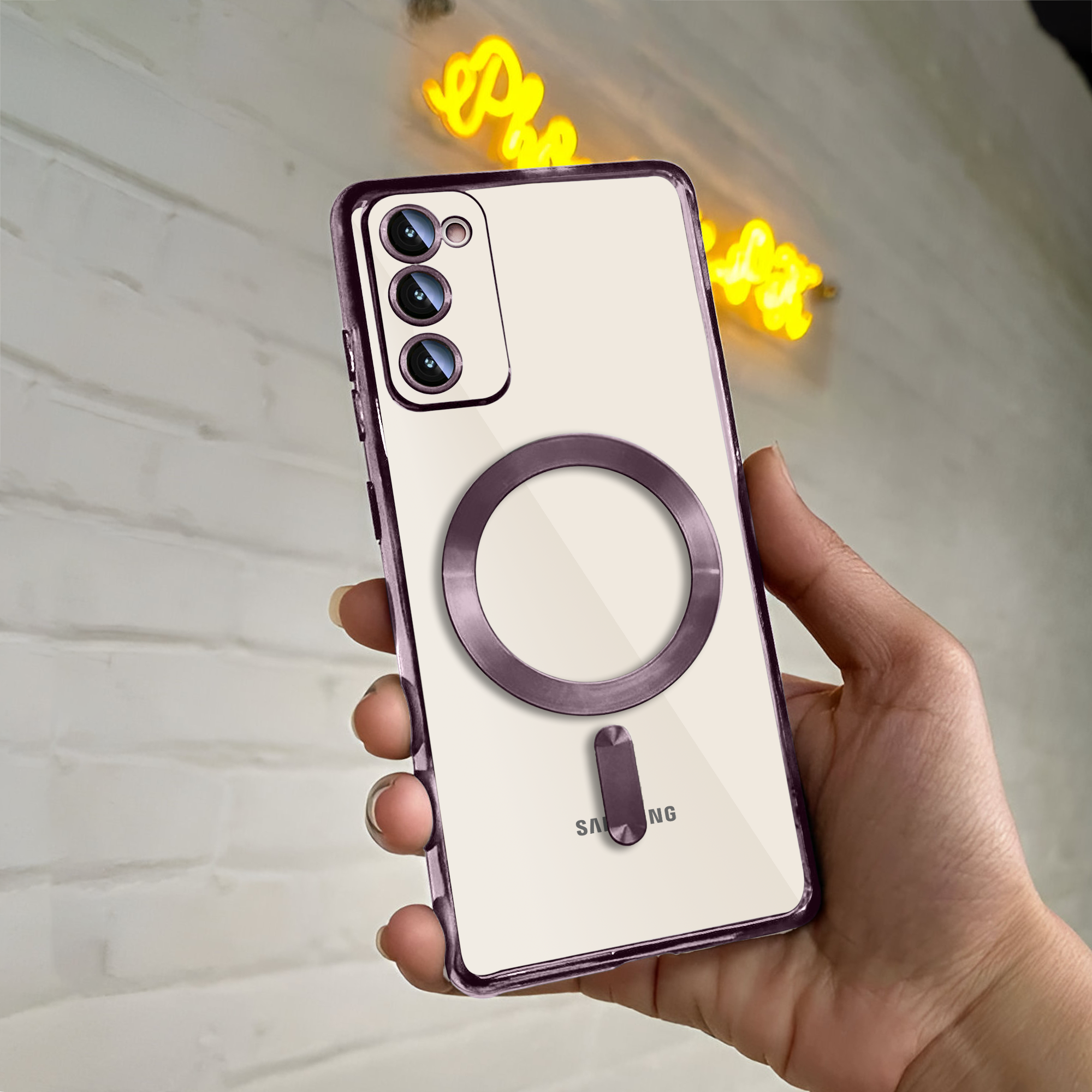 Samsung S20 FE Chrome Ring Case