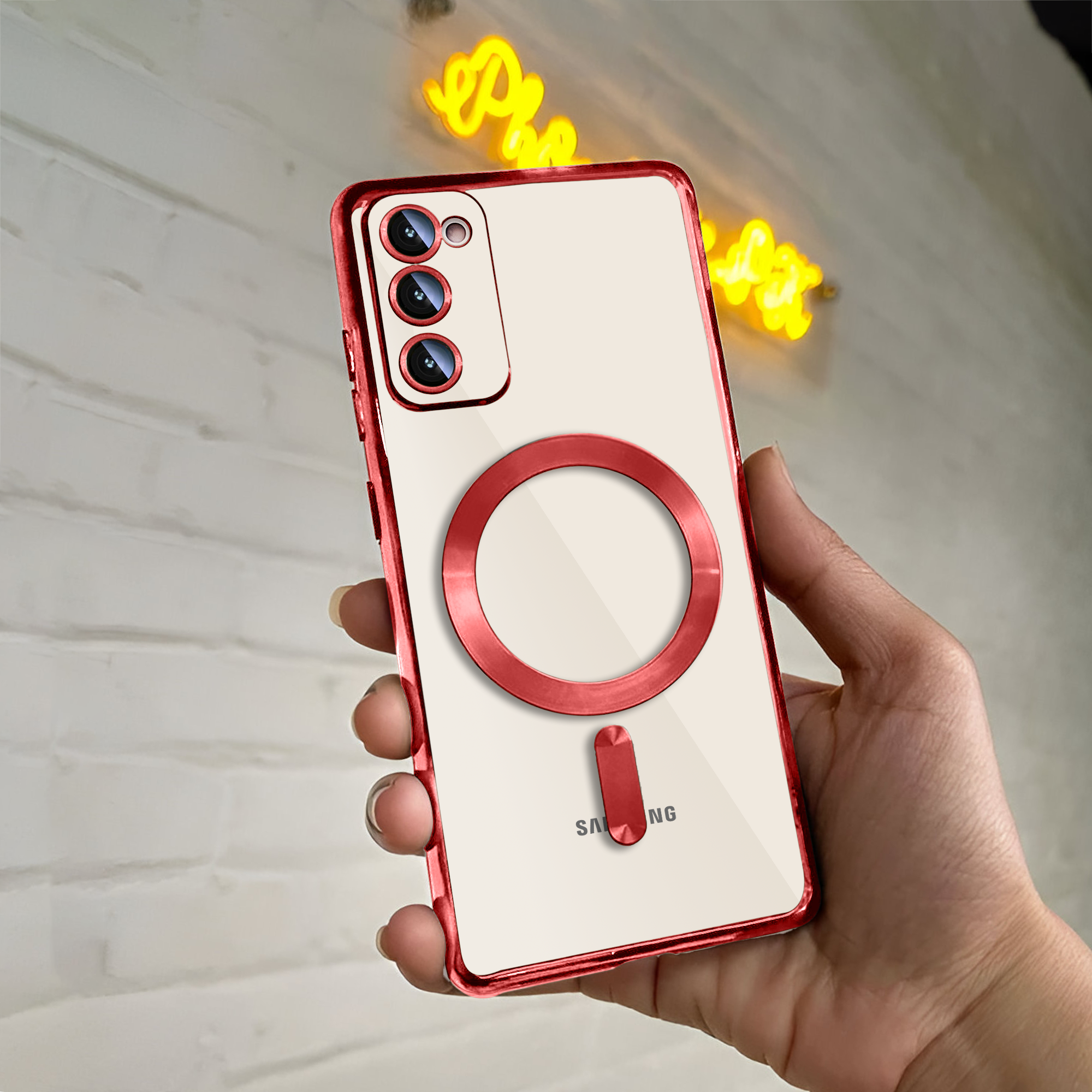 Samsung S20 FE Chrome Ring Case