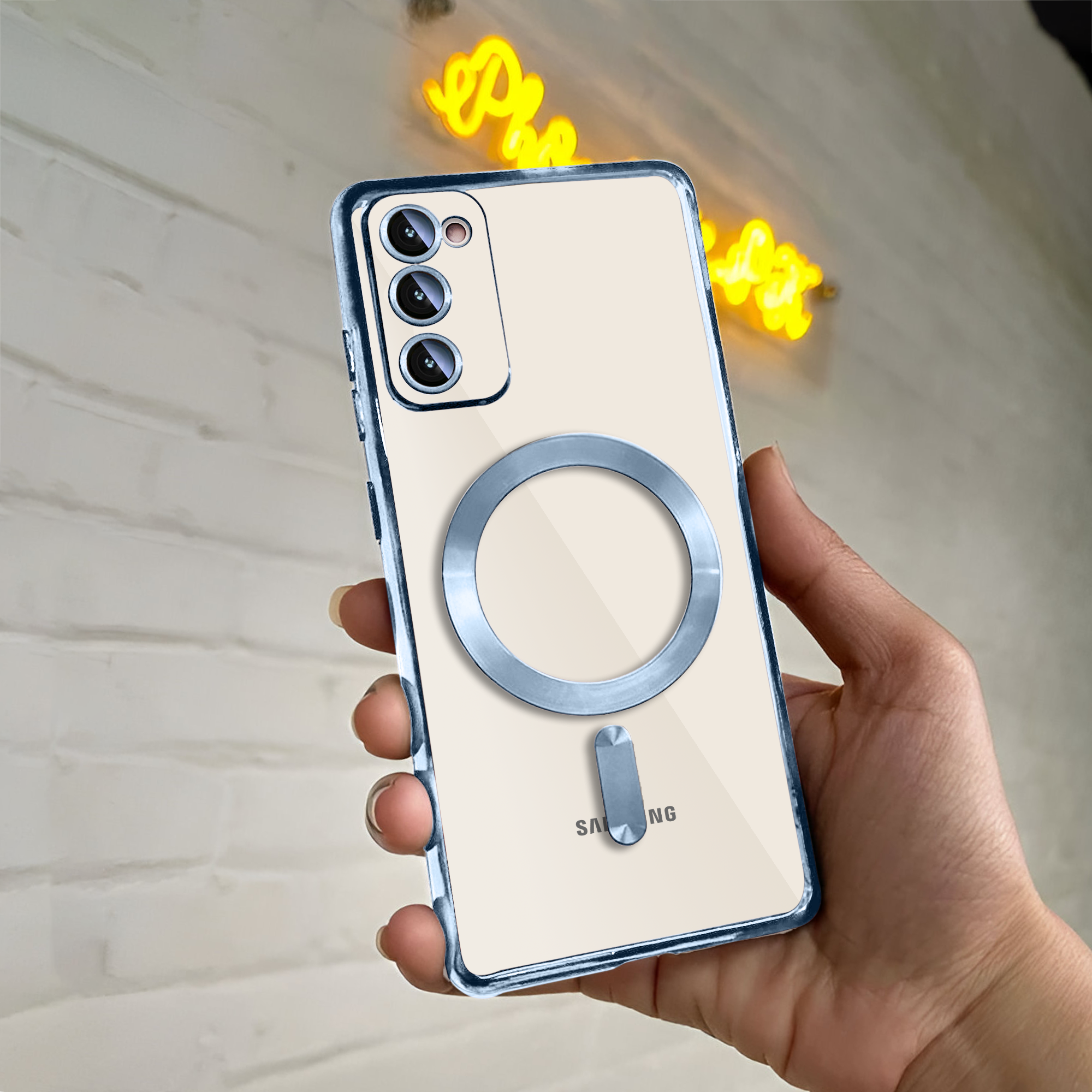 Samsung S20 FE Chrome Ring Case