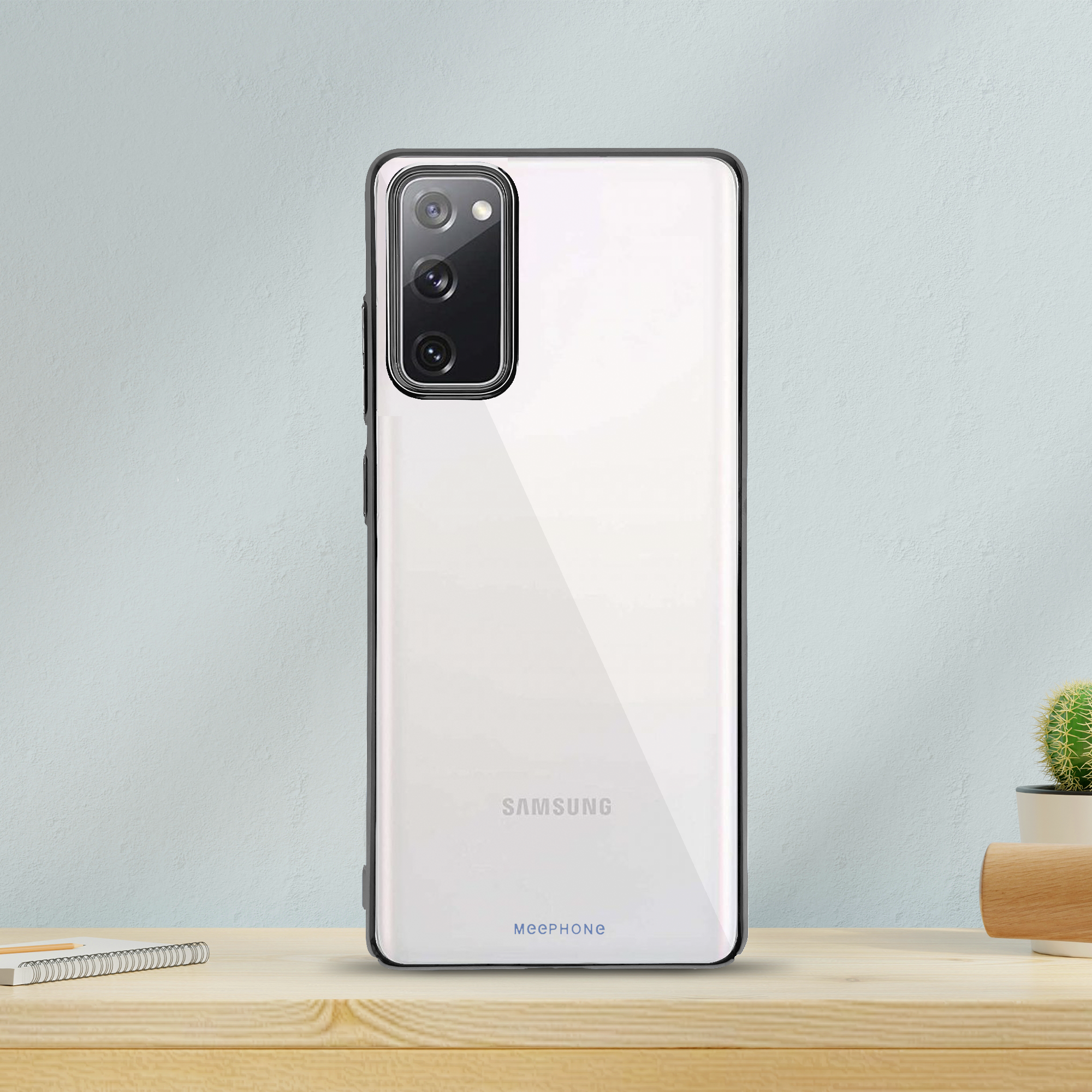 Samsung S20 FE Hard Transparent Chrome Case