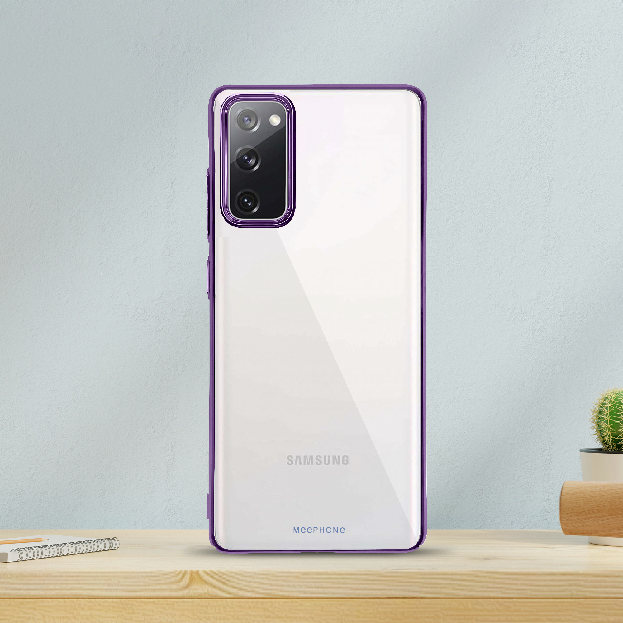 Samsung S20 FE Hard Transparent Chrome Case