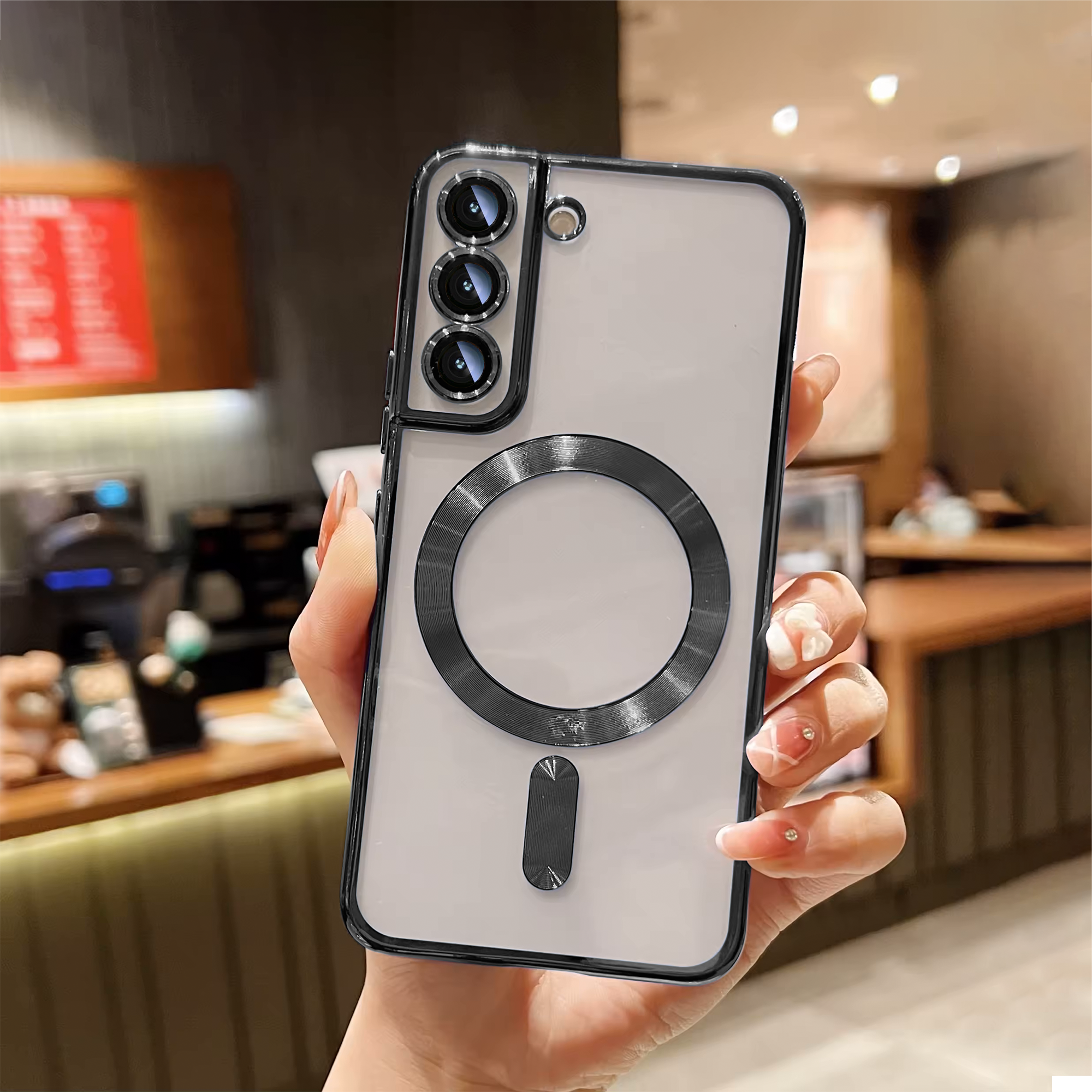 Samsung S22 Chrome Ring Case