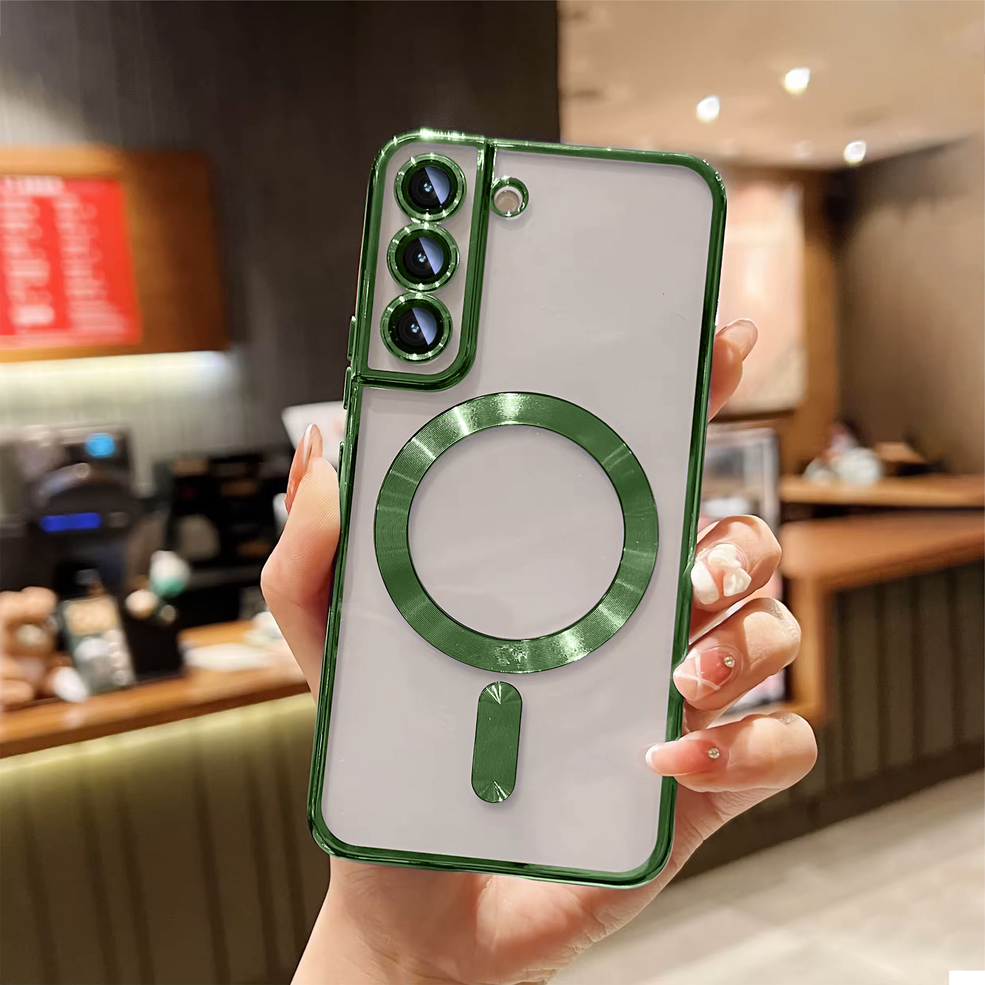 Samsung S22 Chrome Ring Case