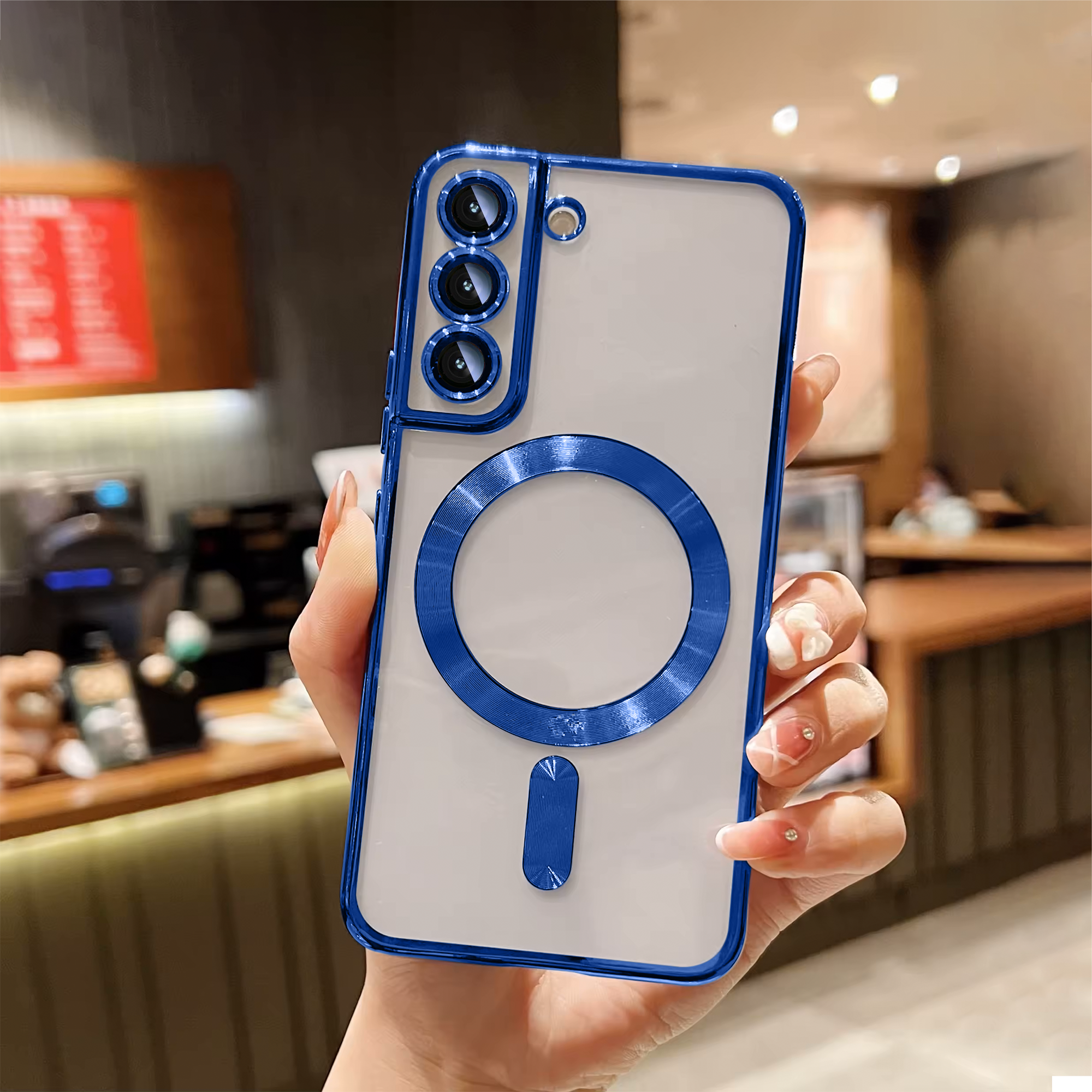 Samsung S22 Chrome Ring Case