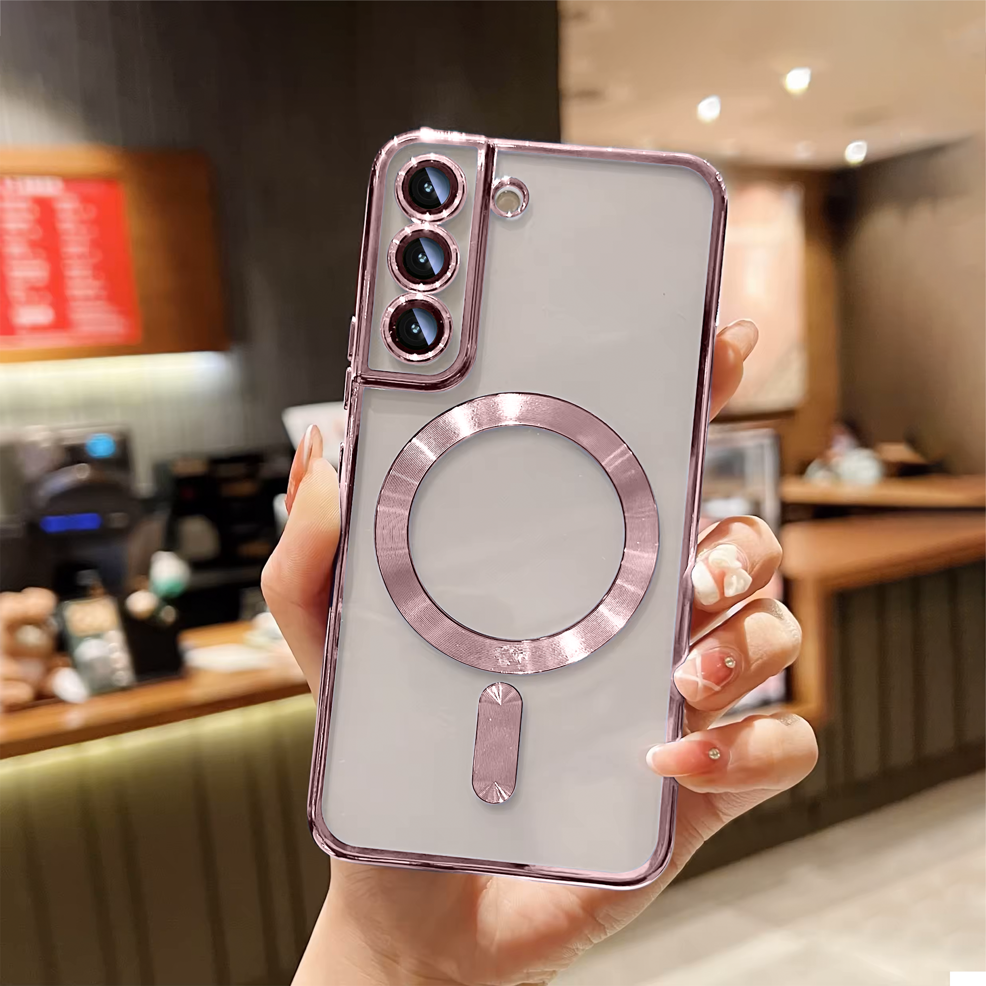 Samsung S22 Chrome Ring Case