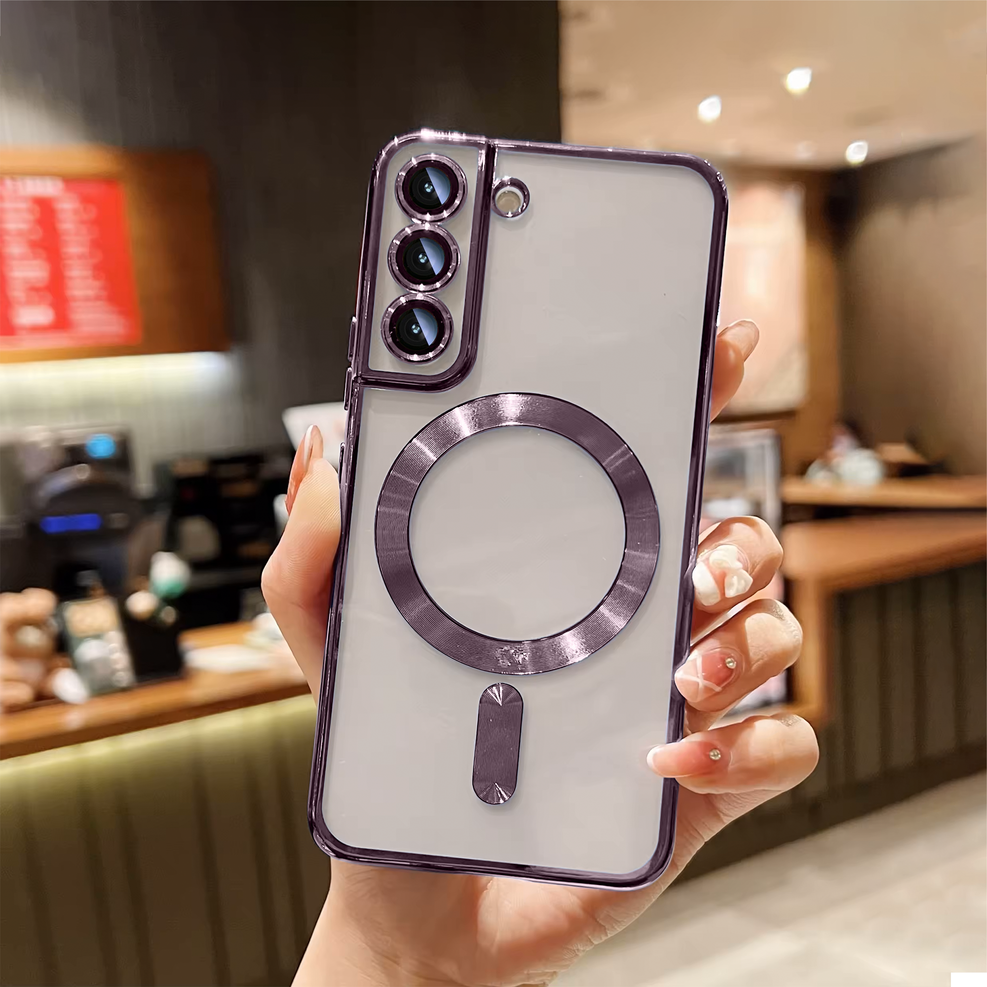 Samsung S22 Chrome Ring Case