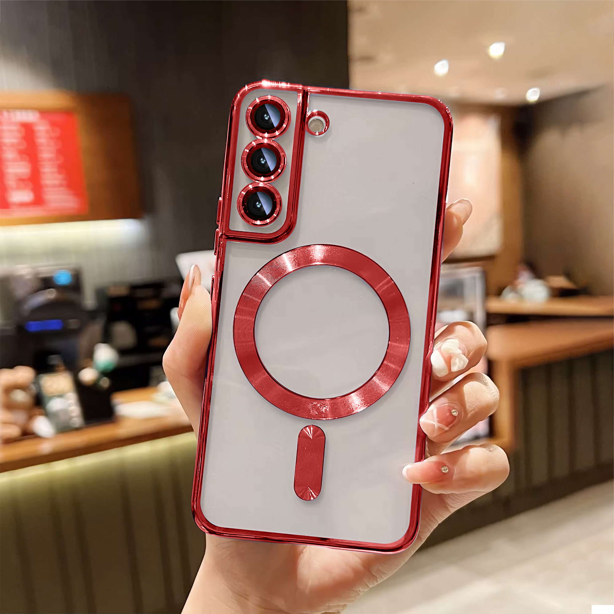 Samsung S22 Chrome Ring Case