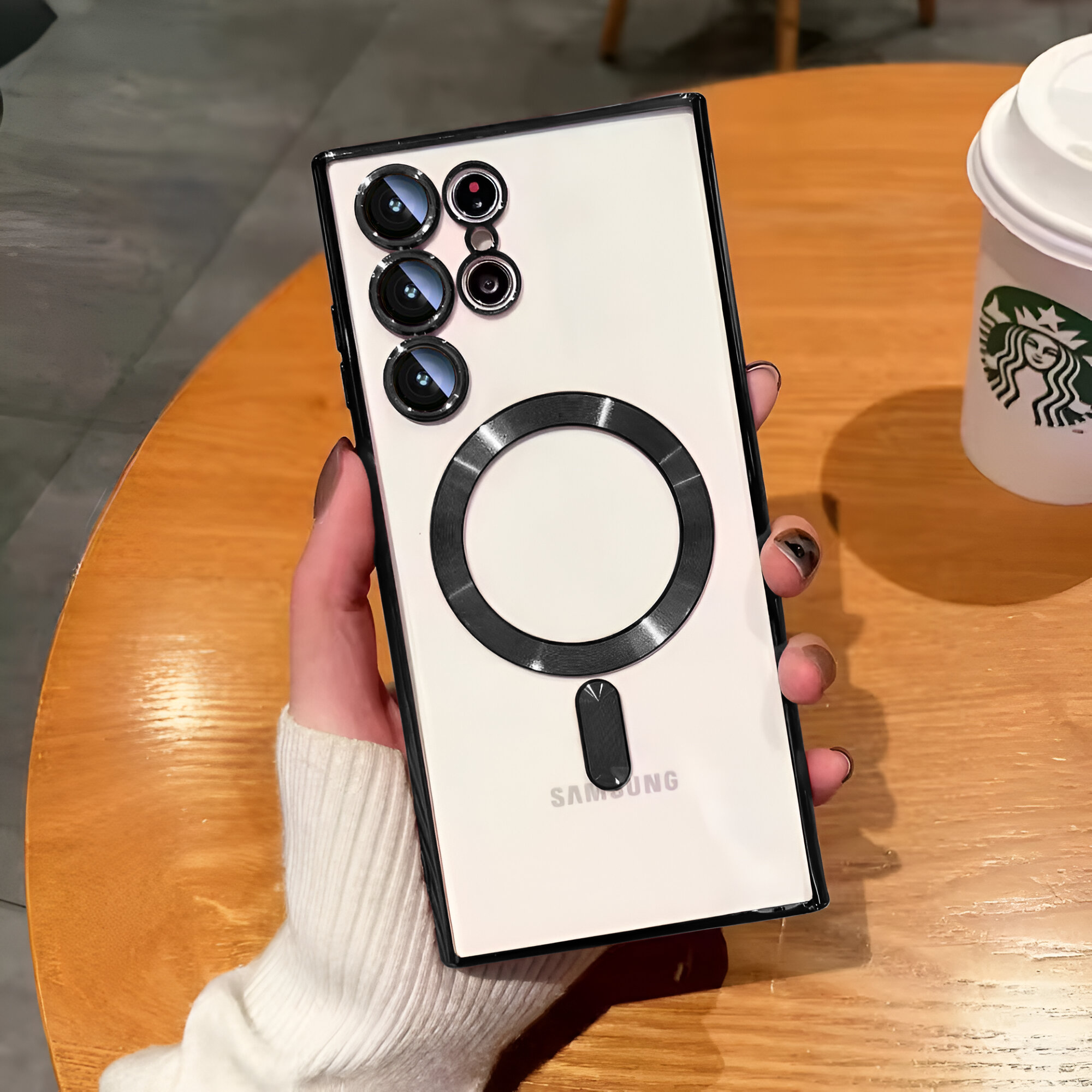 Samsung S23 Ultra Chrome Ring Case