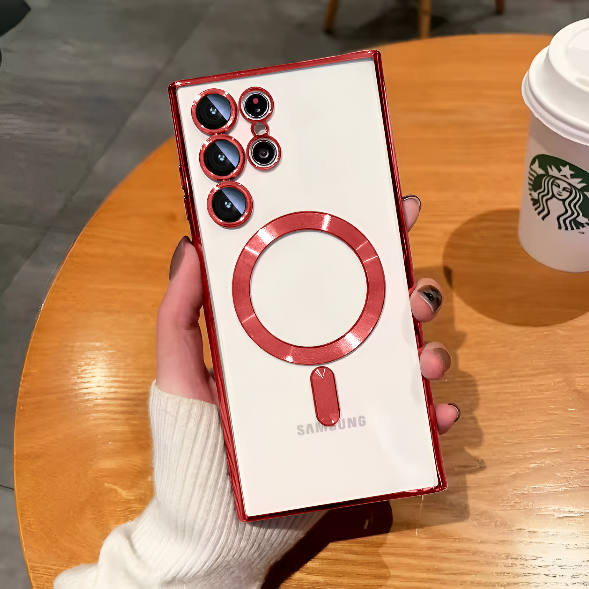 Samsung S22 Ultra Chrome Ring Case