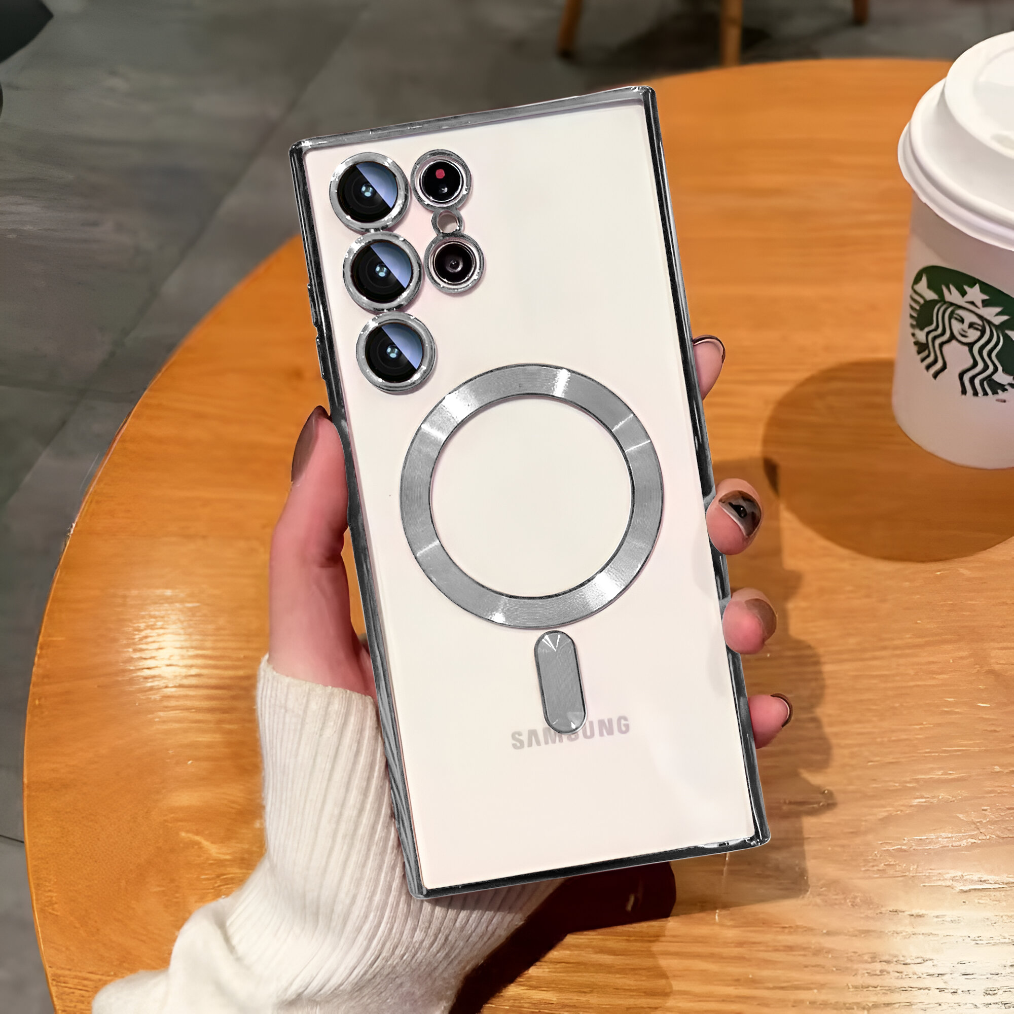 Samsung S23 Ultra Chrome Ring Case