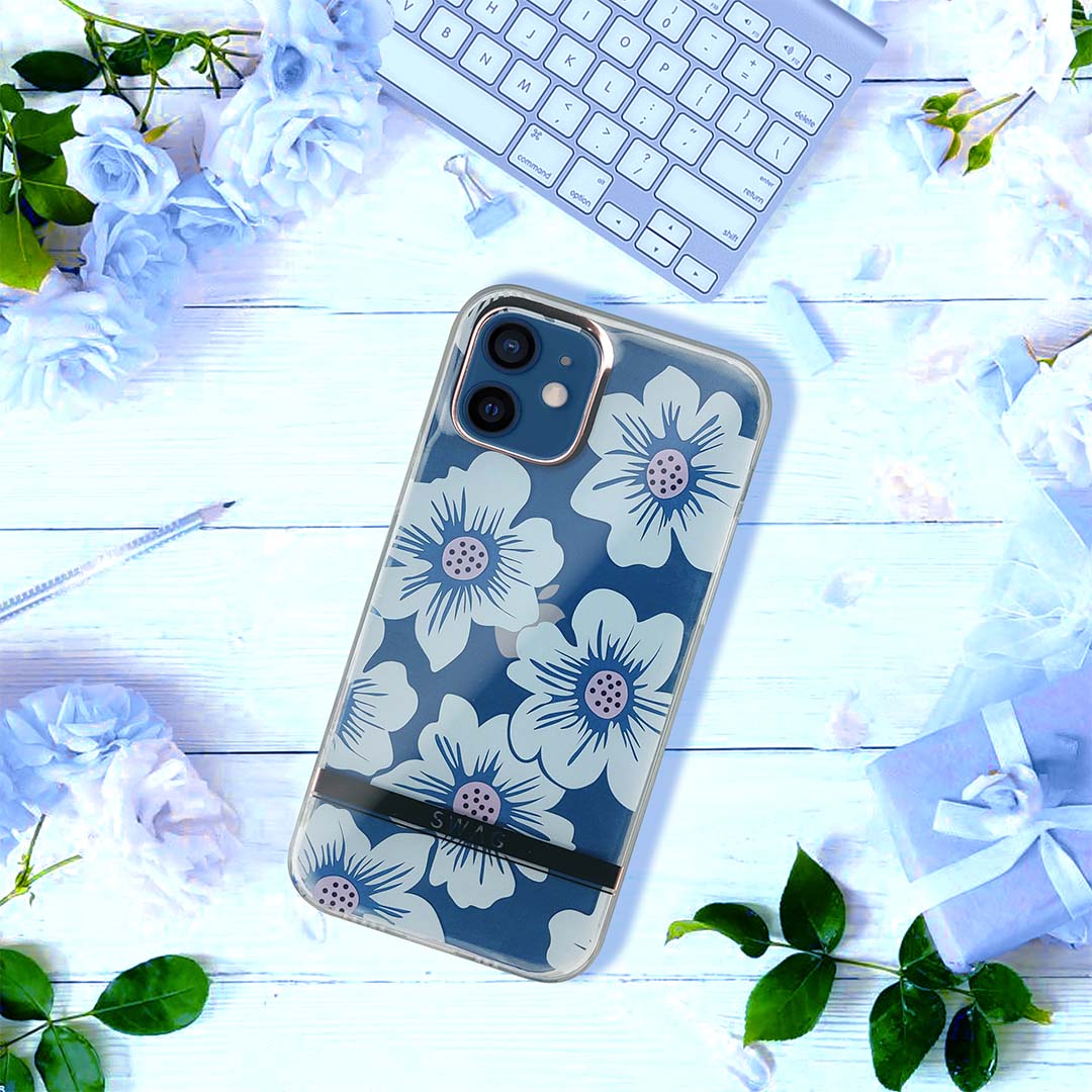 iPhone 12 Wow Floral Transparent Case