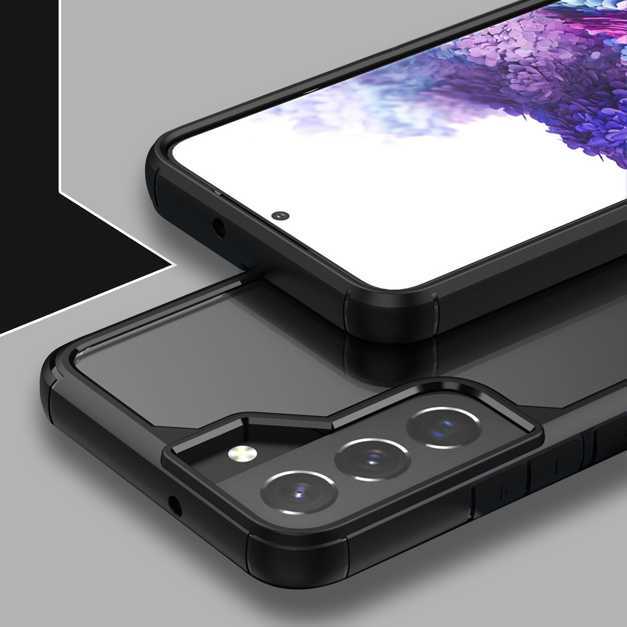 Samsung S22 Side Bumper Transparent Case