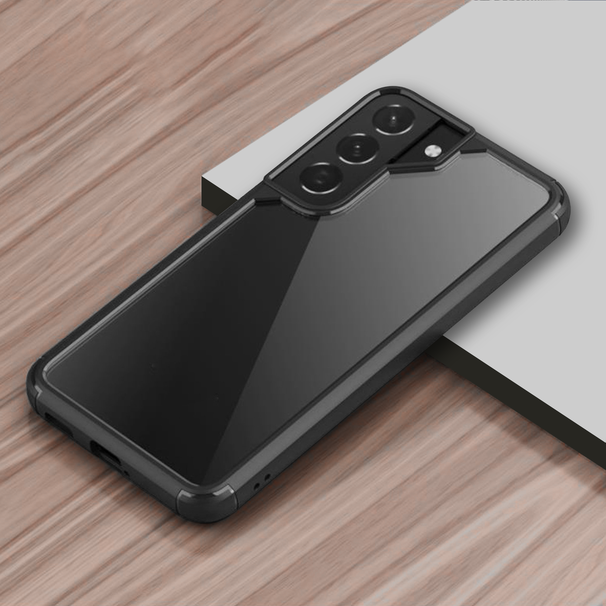 Samsung S22 Side Bumper Transparent Case