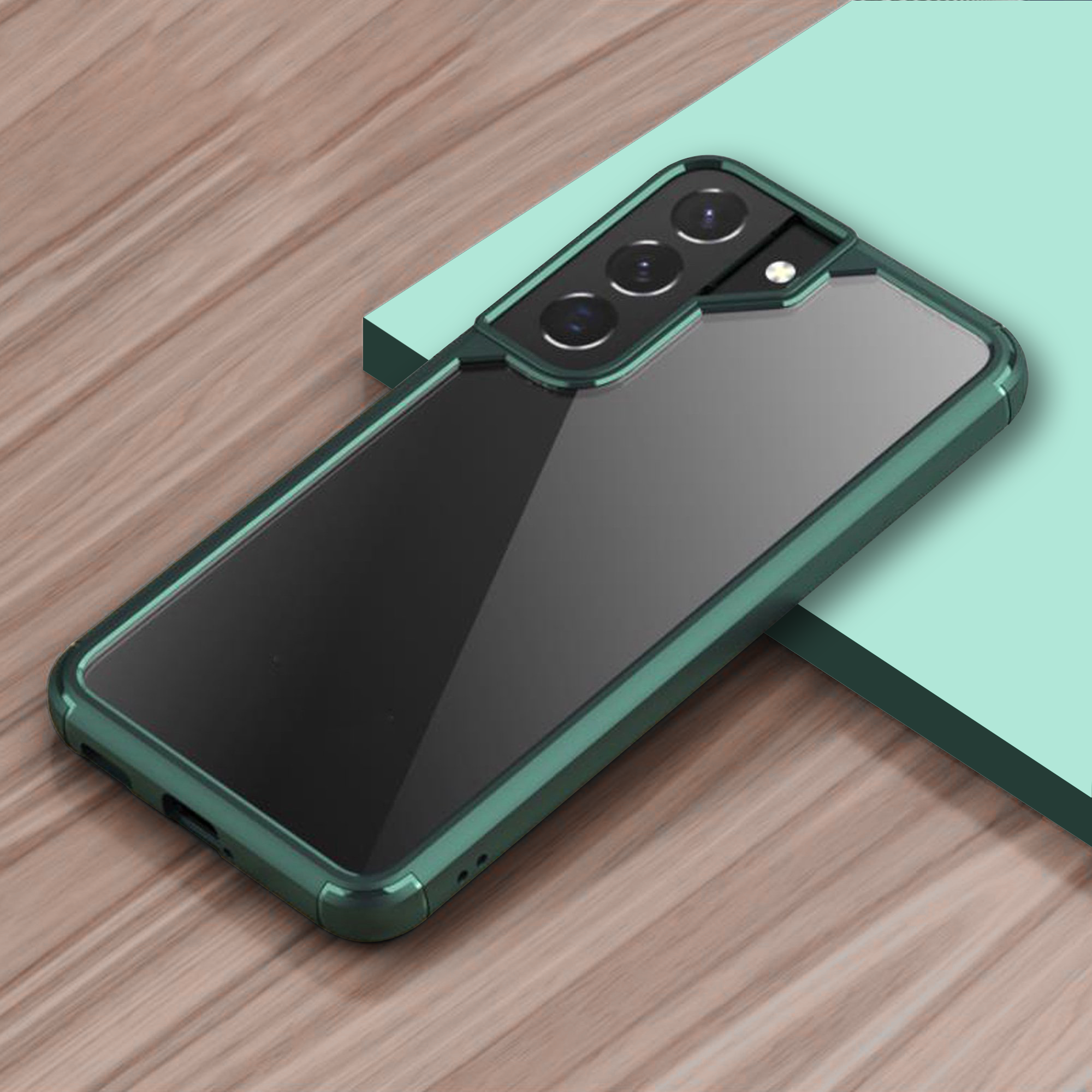 Samsung S22 Side Bumper Transparent Case