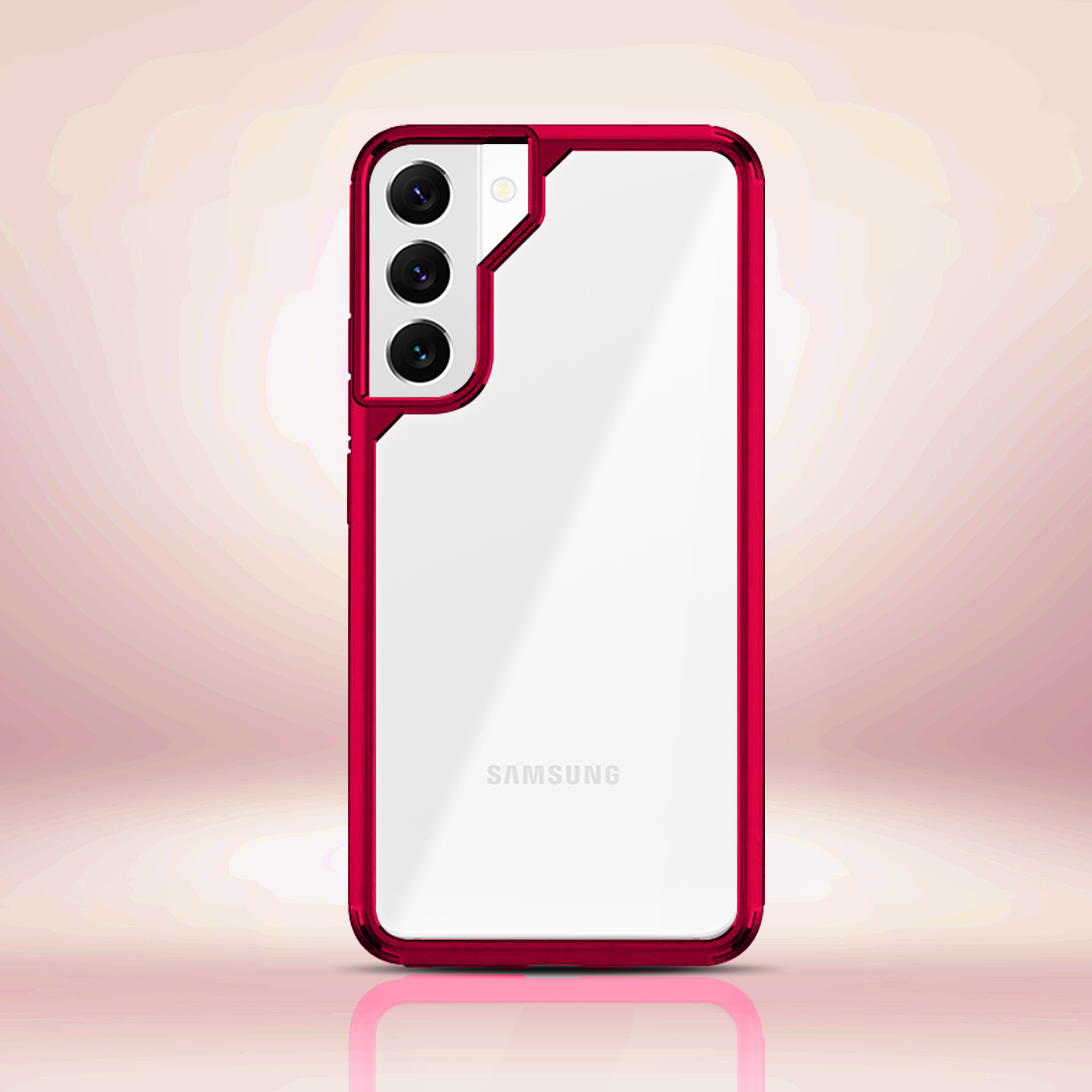 Samsung S22 Side Bumper Transparent Case