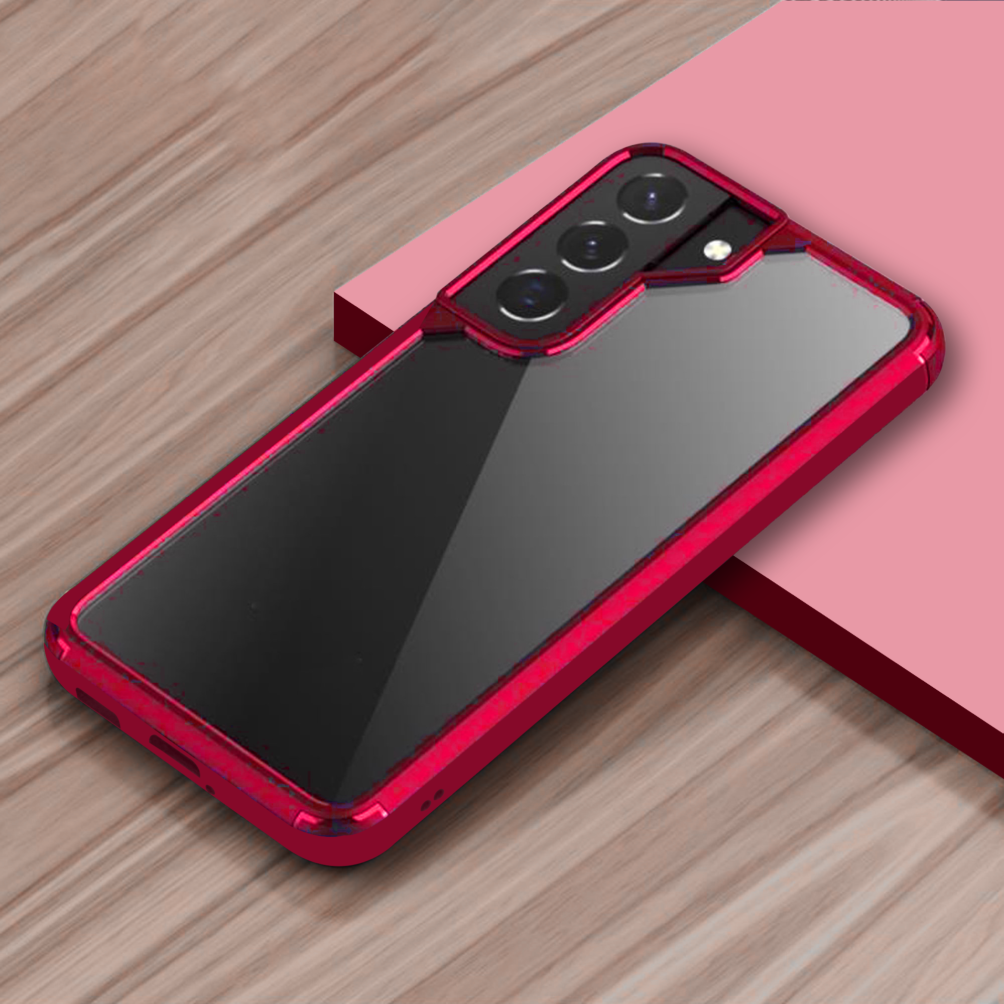 Samsung S22 Side Bumper Transparent Case