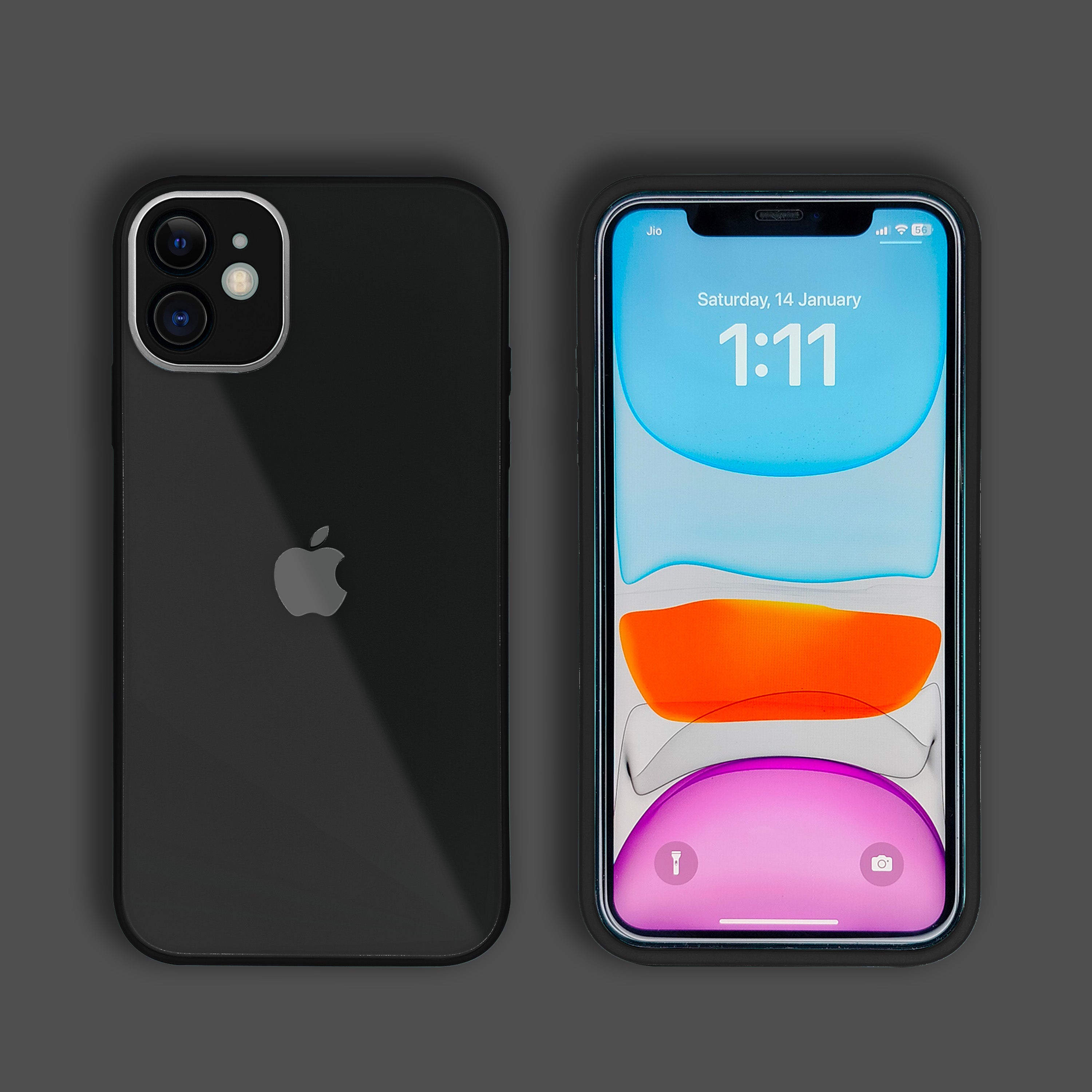 iPhone 11 Aqua Glass Camera Protector Case