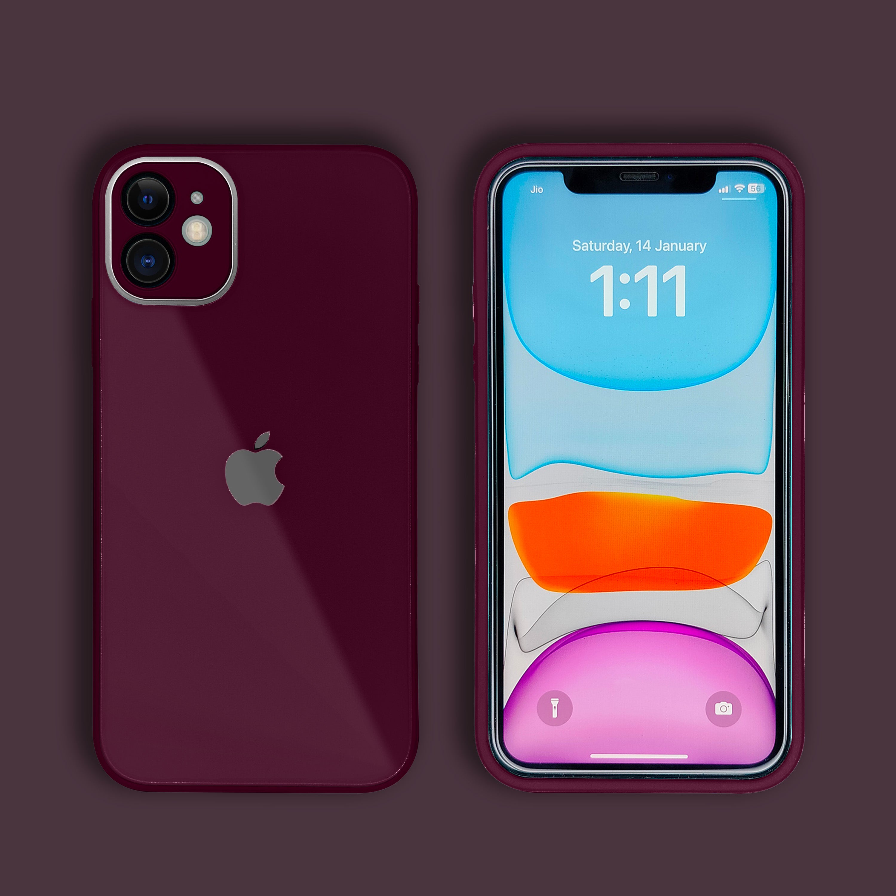 iPhone 11 Aqua Glass Camera Protector Case