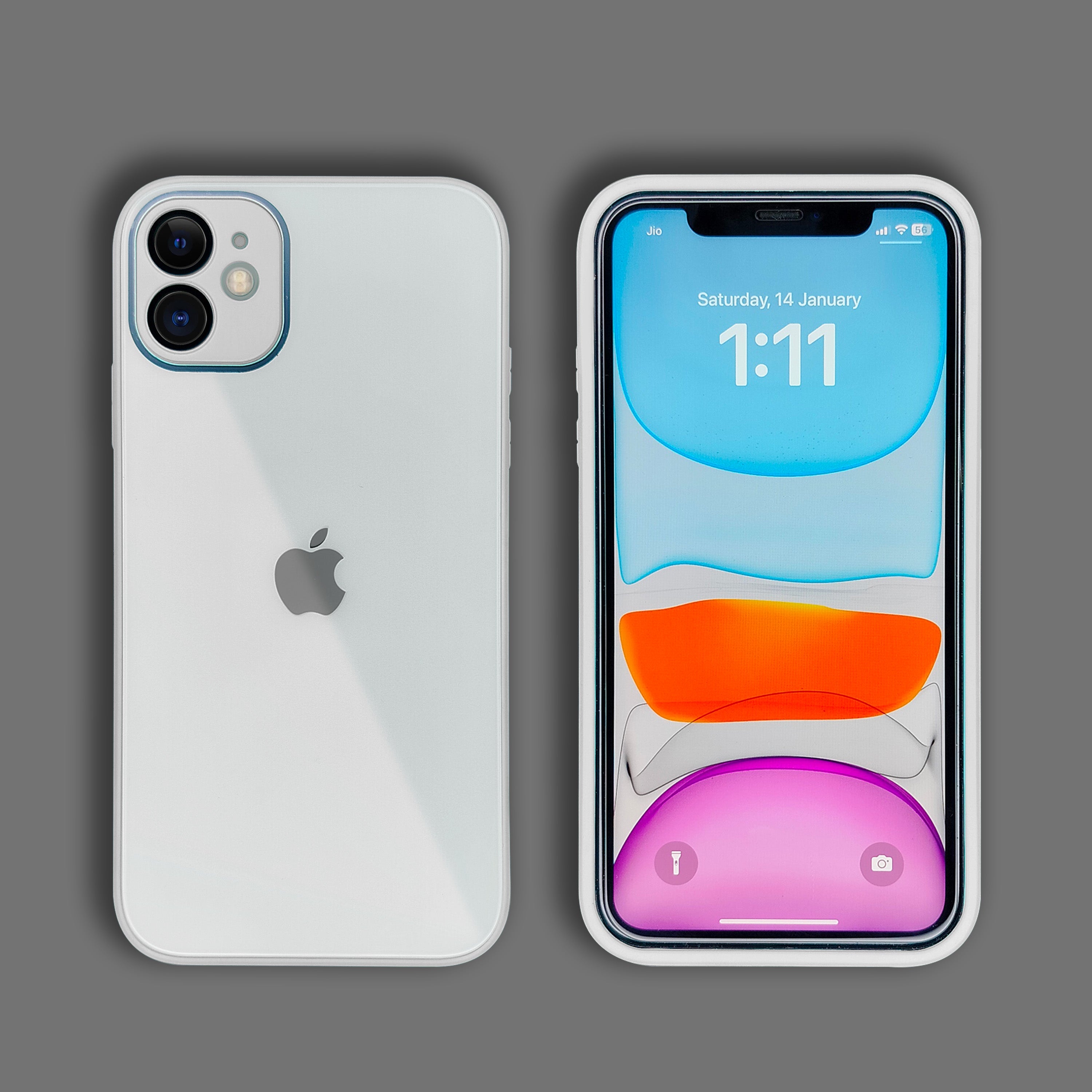 iPhone 11 Aqua Glass Camera Protector Case