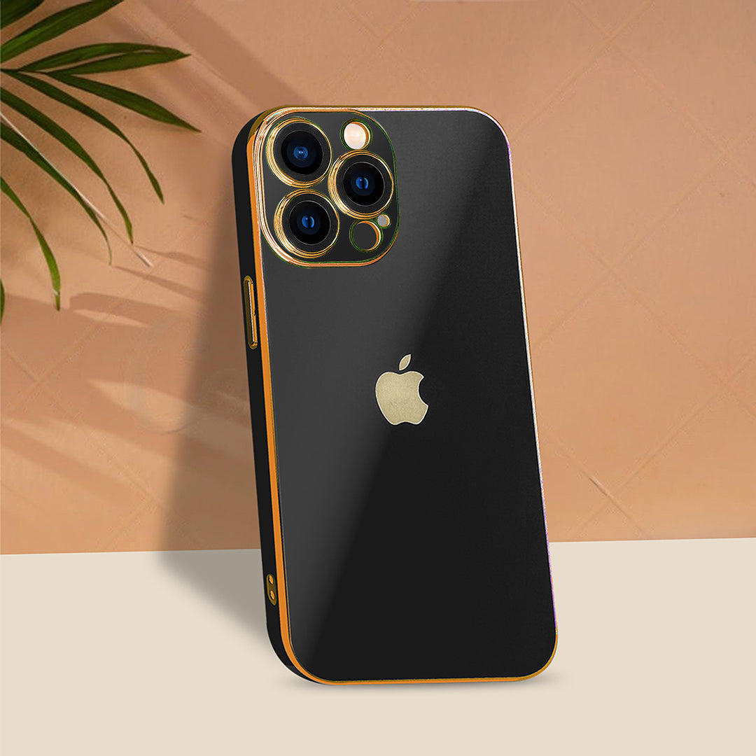 iPhone 13 Pro Deluxe Gold Plating Case - Main Image