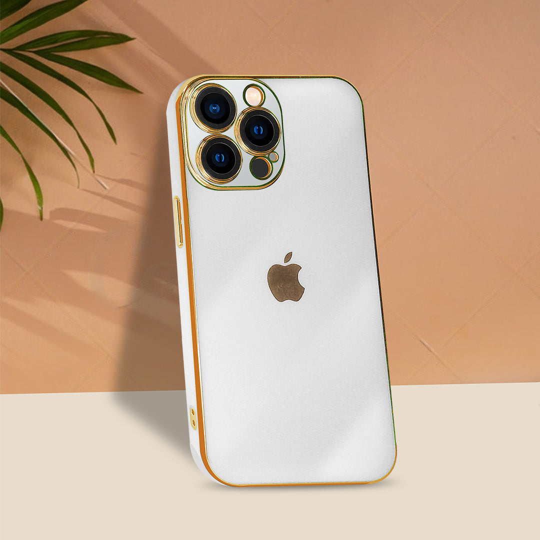 iPhone 13 Pro Deluxe Gold Plating Case