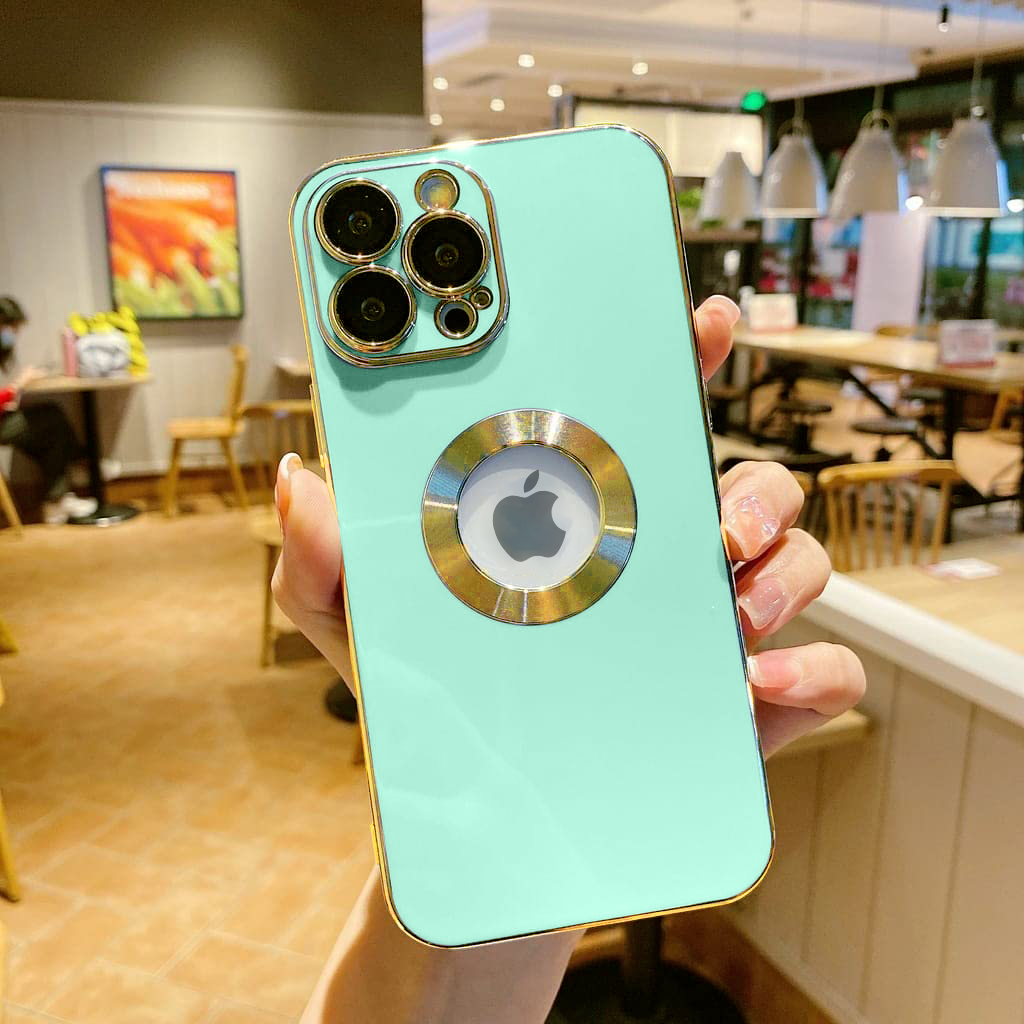 iPhone 13 Pro Deluxe Logo Cut Chrome Ring Case