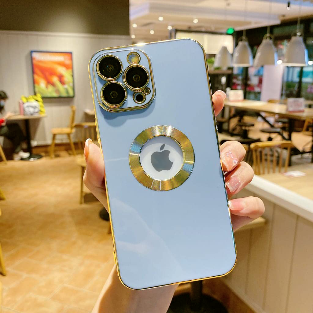 iPhone 13 Pro Deluxe Logo Cut Chrome Ring Case