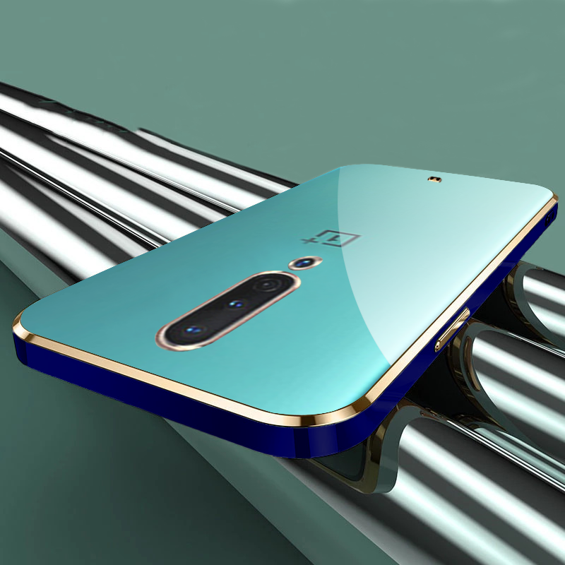 OnePlus 8 Gold Edge Electro-Plating Shining Case